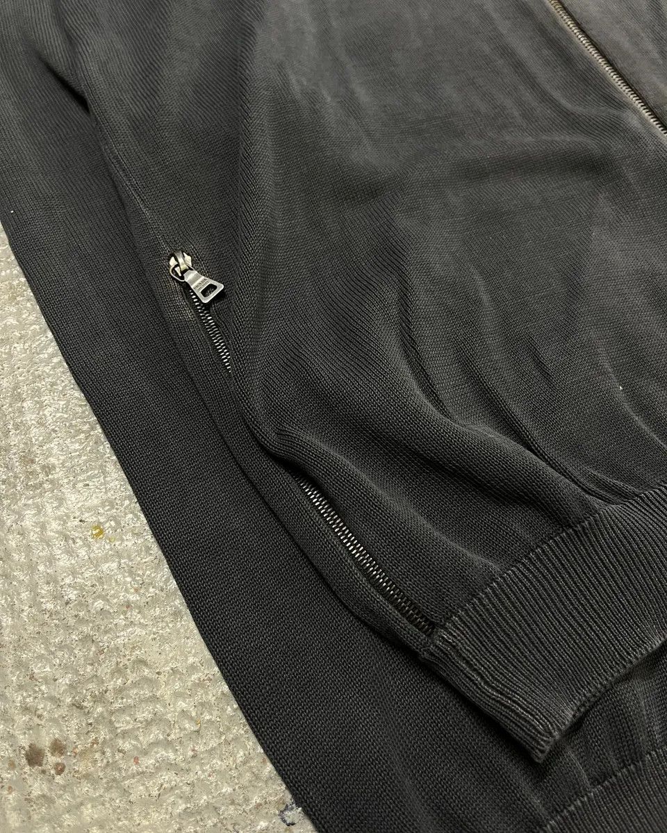 Prada 2000s Prada Dark Grey Faded Zip-up Sweater Size US M / EU 48-50 / 2 - 7 Thumbnail