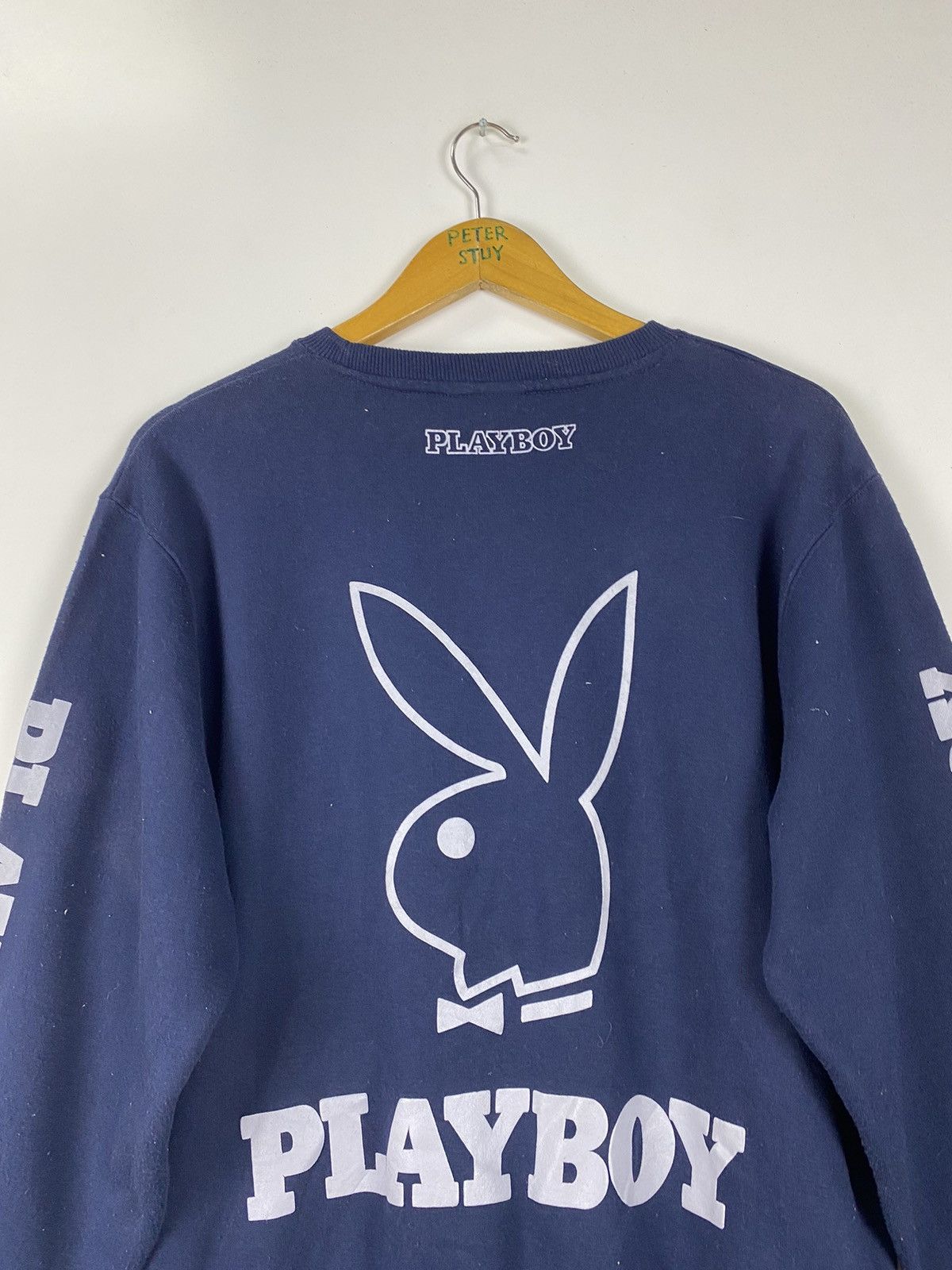 Playboy × Vintage Vintage Playboy big logo sweatshirt Size US M / EU 48-50 / 2 - 11 Thumbnail