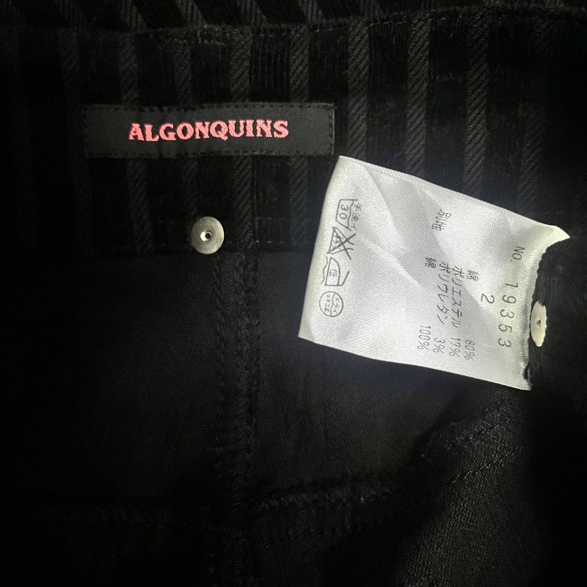 Le Grande Bleu (L.G.B.) Algonquins Japan Curduroy Jacquard Hybrid Cargo Flare Pants Size US 30 / EU 46 - 9 Thumbnail