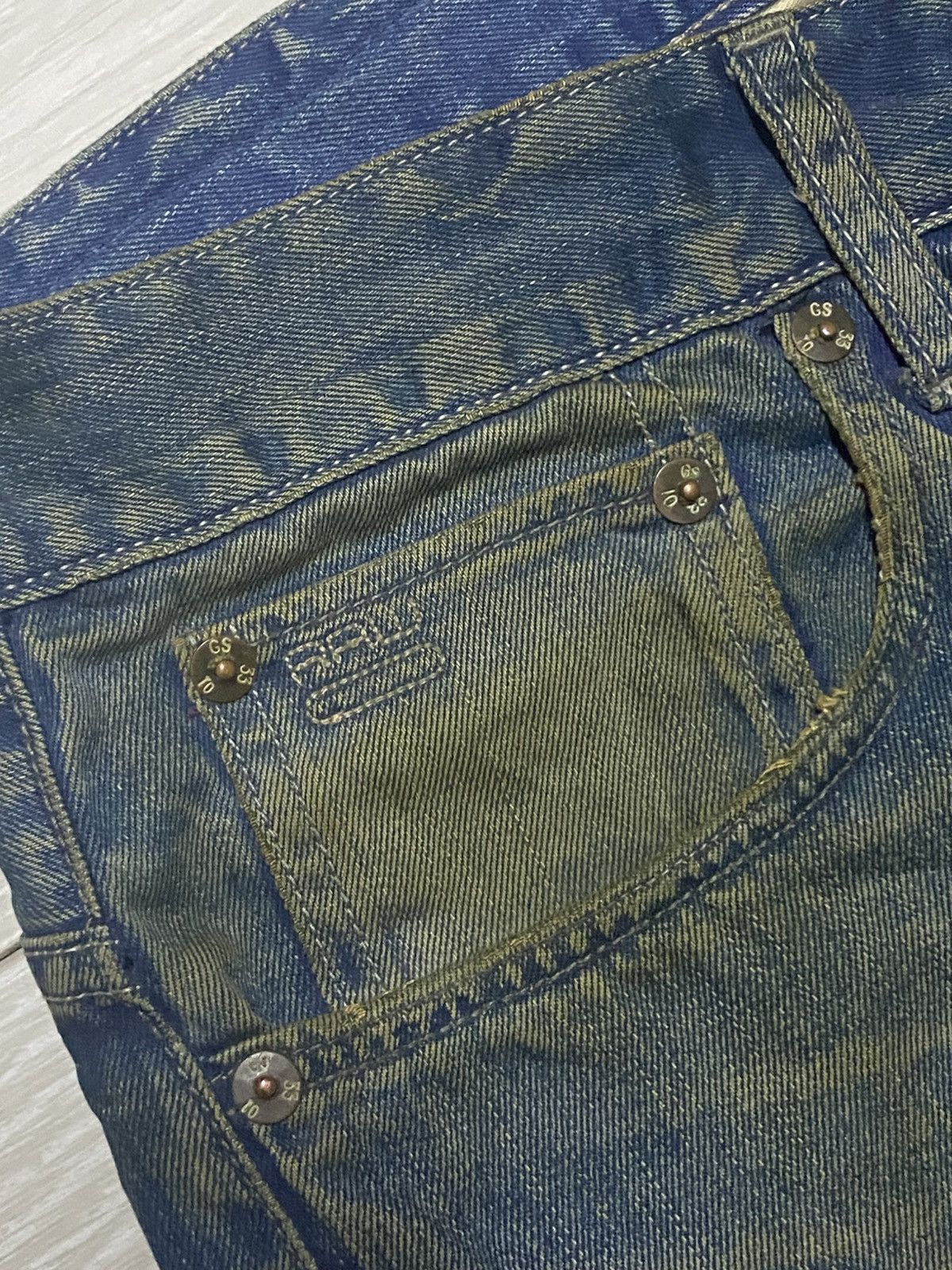 G-Star × Marc Newson Vintage GStar Raw 3301 Denim Mud Wash Jeans Size US 35 - 7 Thumbnail