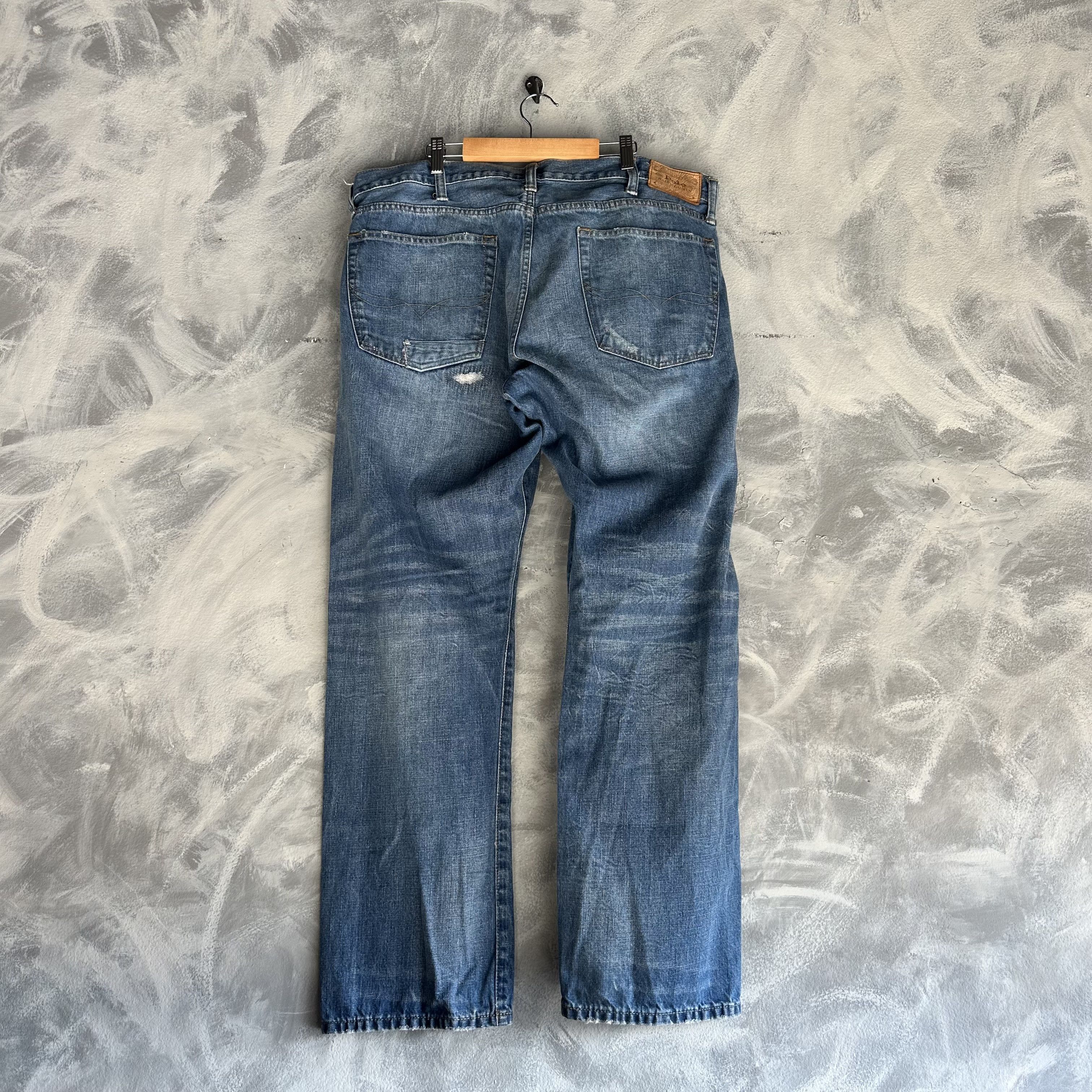 Polo Ralph Lauren Vtg Polo Ralph Lauren Jeans Mens 38x32 Classic Fit Sashiko Size US 38 / EU 54 - 4 Thumbnail