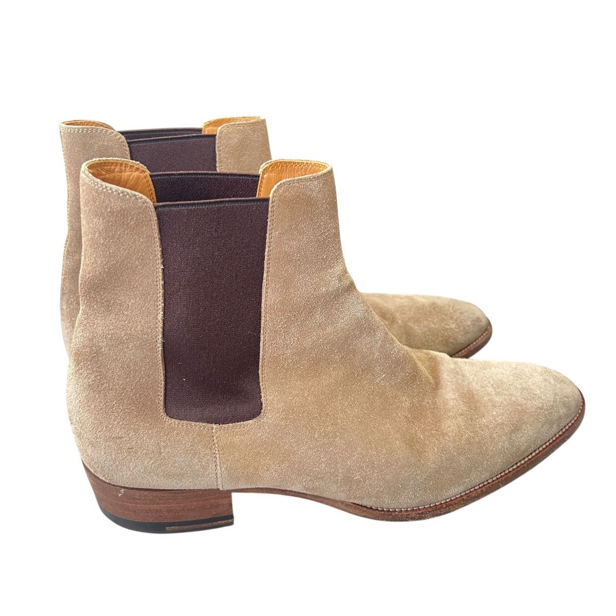 Saint Laurent Paris SAINT LAURENT BY HEDI SLIMANE Suede Leather Chelsea Boots 44 Size US 11 / EU 44 - 4 Thumbnail