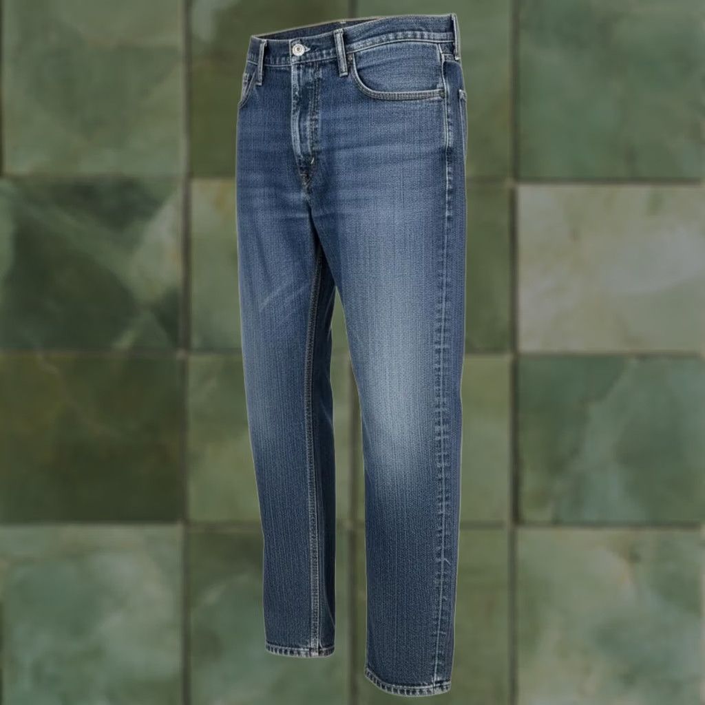 Levi's Levi's Jeans S40175 Slim Tapered Zip Fly 36x34 Blue Medium Wash Denim 5-Pocket Logo 99% Cotton Size US 36 / EU 52 - 1 Thumbnail
