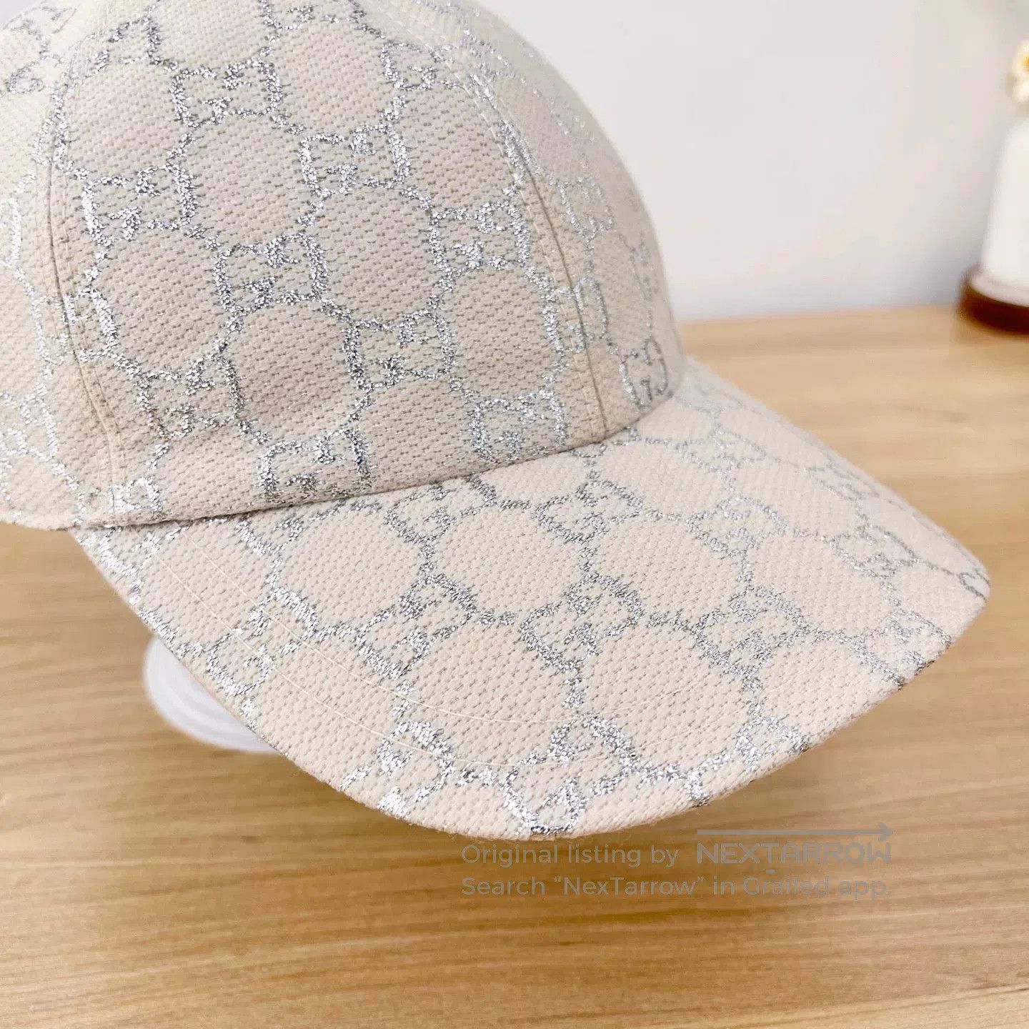 Other Gucci Beige Silver GG Baseball Cap. Size ONE SIZE - 8 Thumbnail