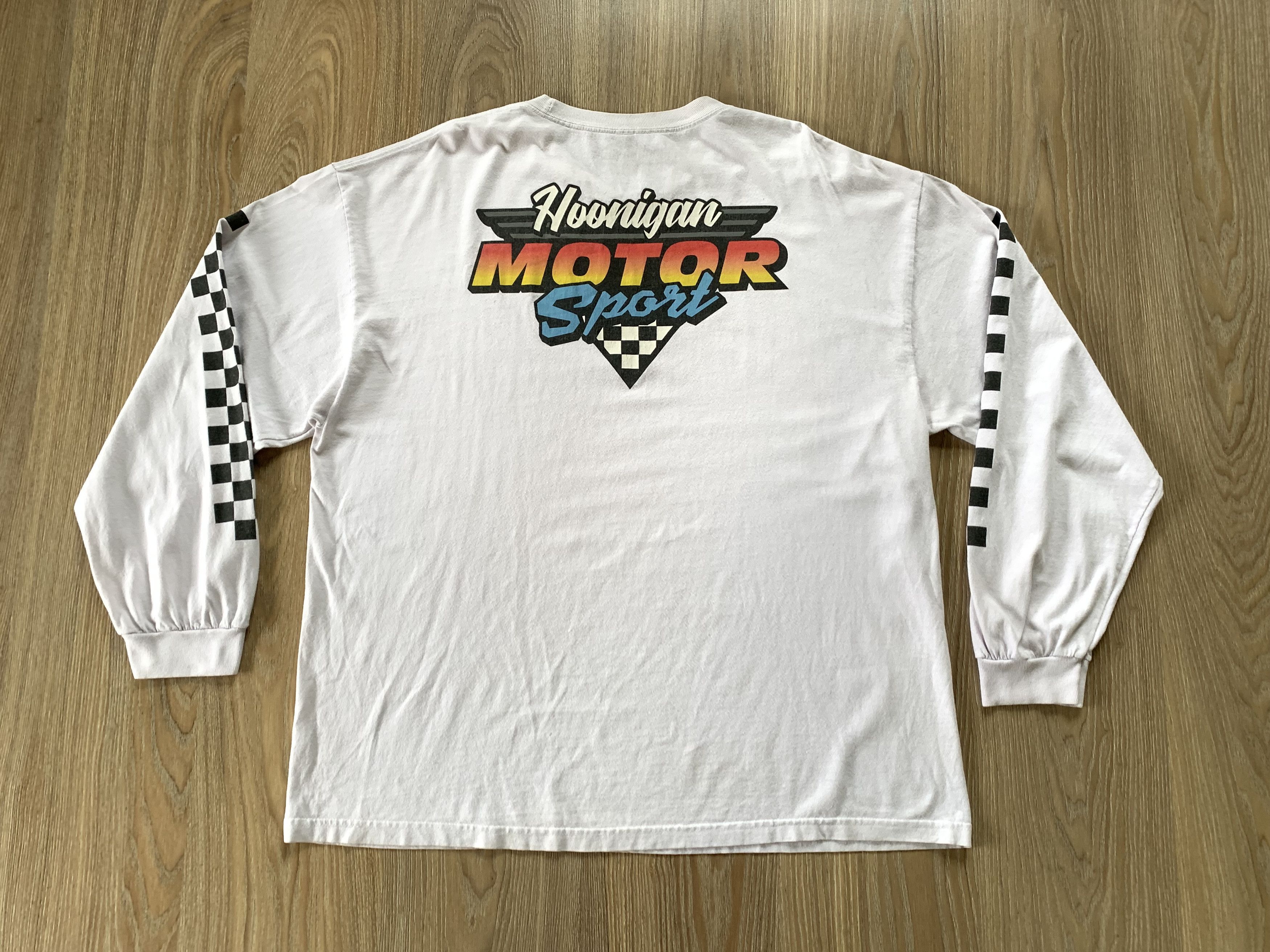 Vintage Hoonigan Motor Sport White Printed Long Sleeve Size US XXL / EU 58 / 5 - 3 Thumbnail
