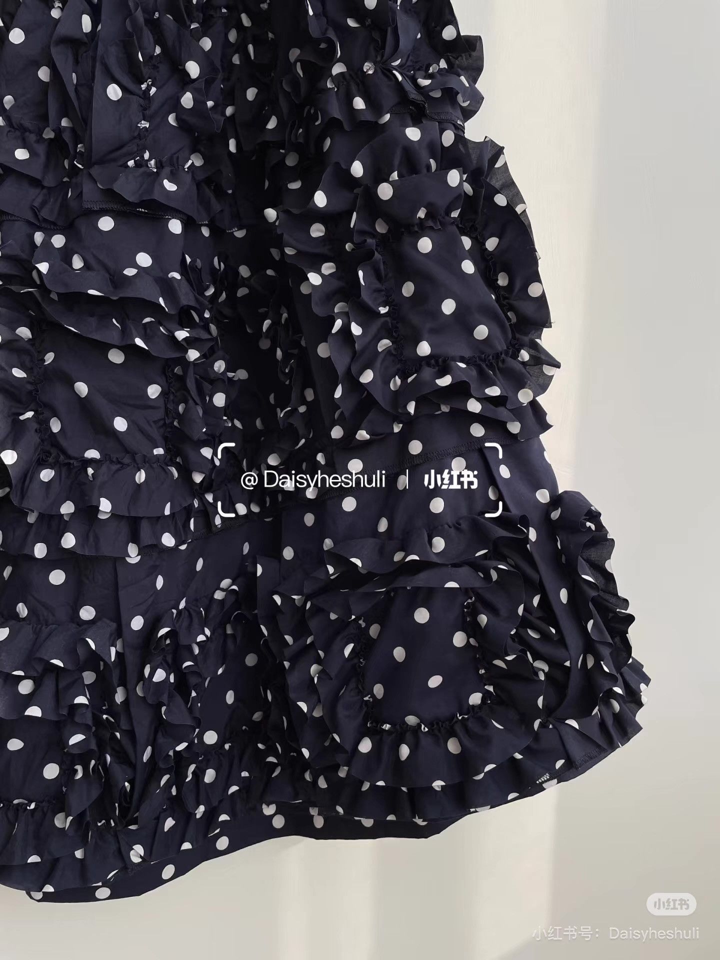 Comme des Garcons Comme des Garçons Girl Polka Dot Lace Tiered Cake Skirt Ｑ24 Size 32" / US 10 / IT 46 - 3 Thumbnail