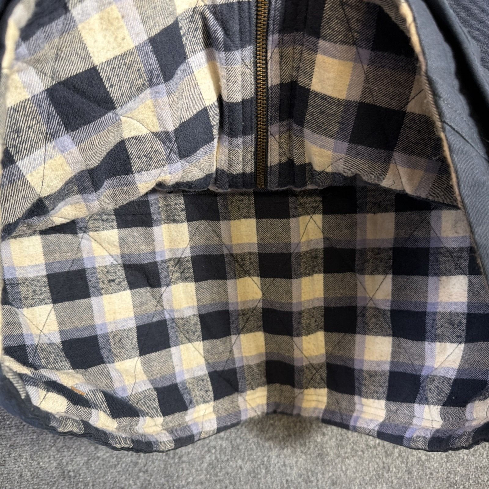 Fila Vintage FILA Vest Mens XL Navy 90s Expedition Outdoor Plaid Size US XL / EU 56 / 4 - 10 Thumbnail