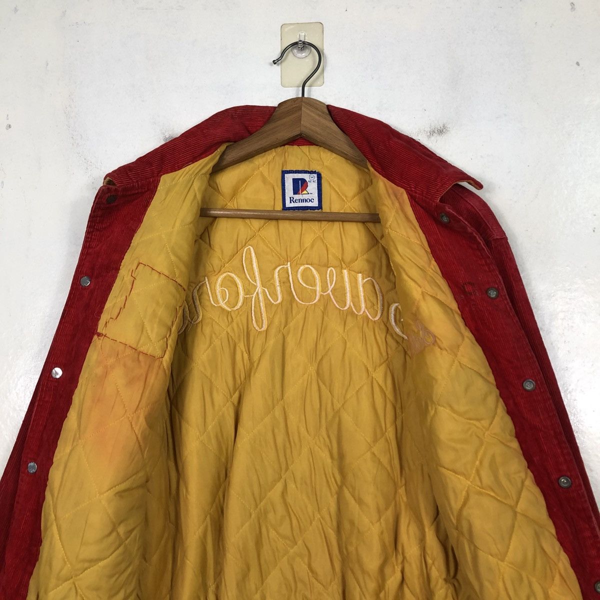 Vintage 📌Vintage Corduroy Bomber Jacket Rennoc USA Size US M / EU 48-50 / 2 - 16 Thumbnail