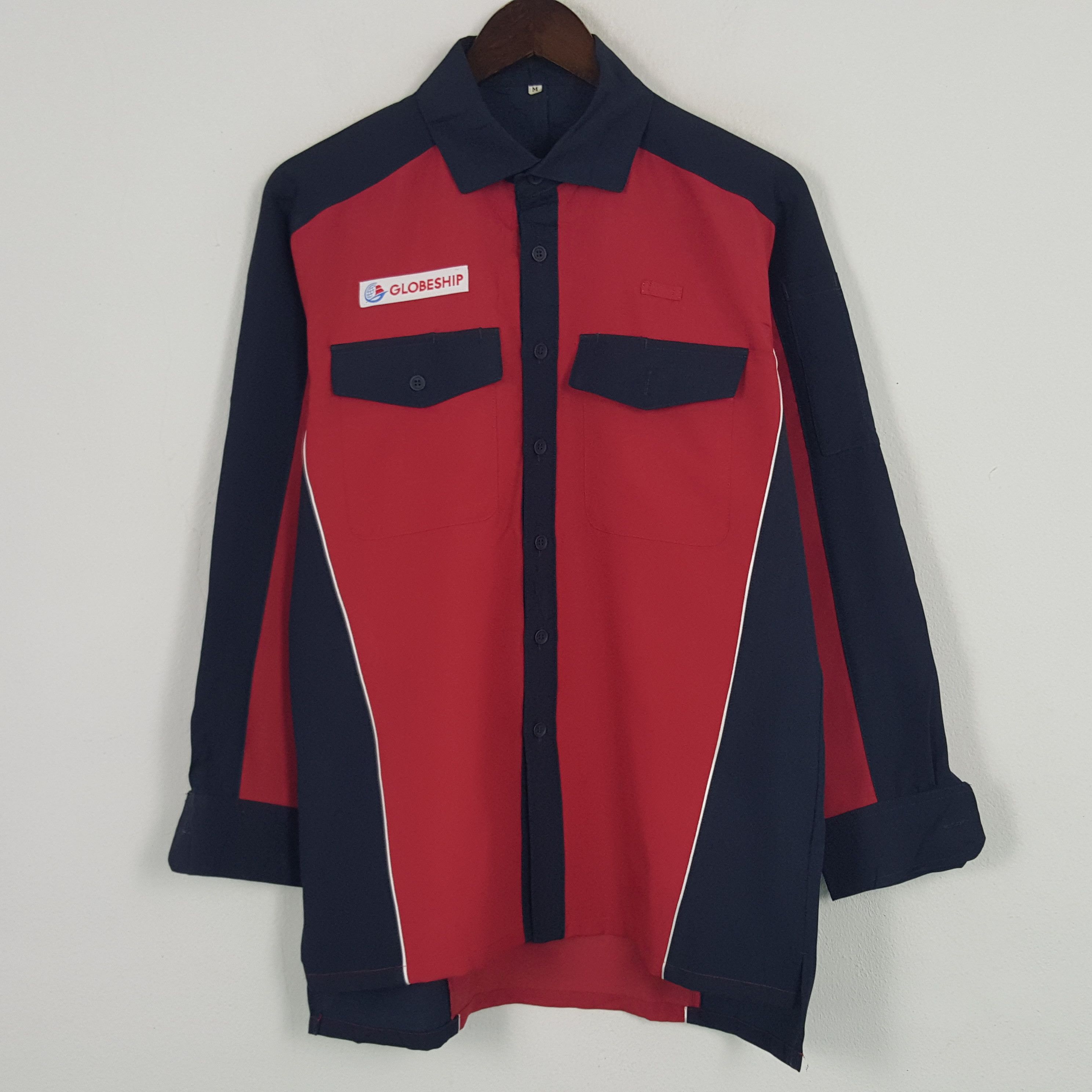Uniform Wares × Vintage Vintage Globeship Button Up Worker Uniform Jacket Size US M / EU 48-50 / 2 - 3 Thumbnail
