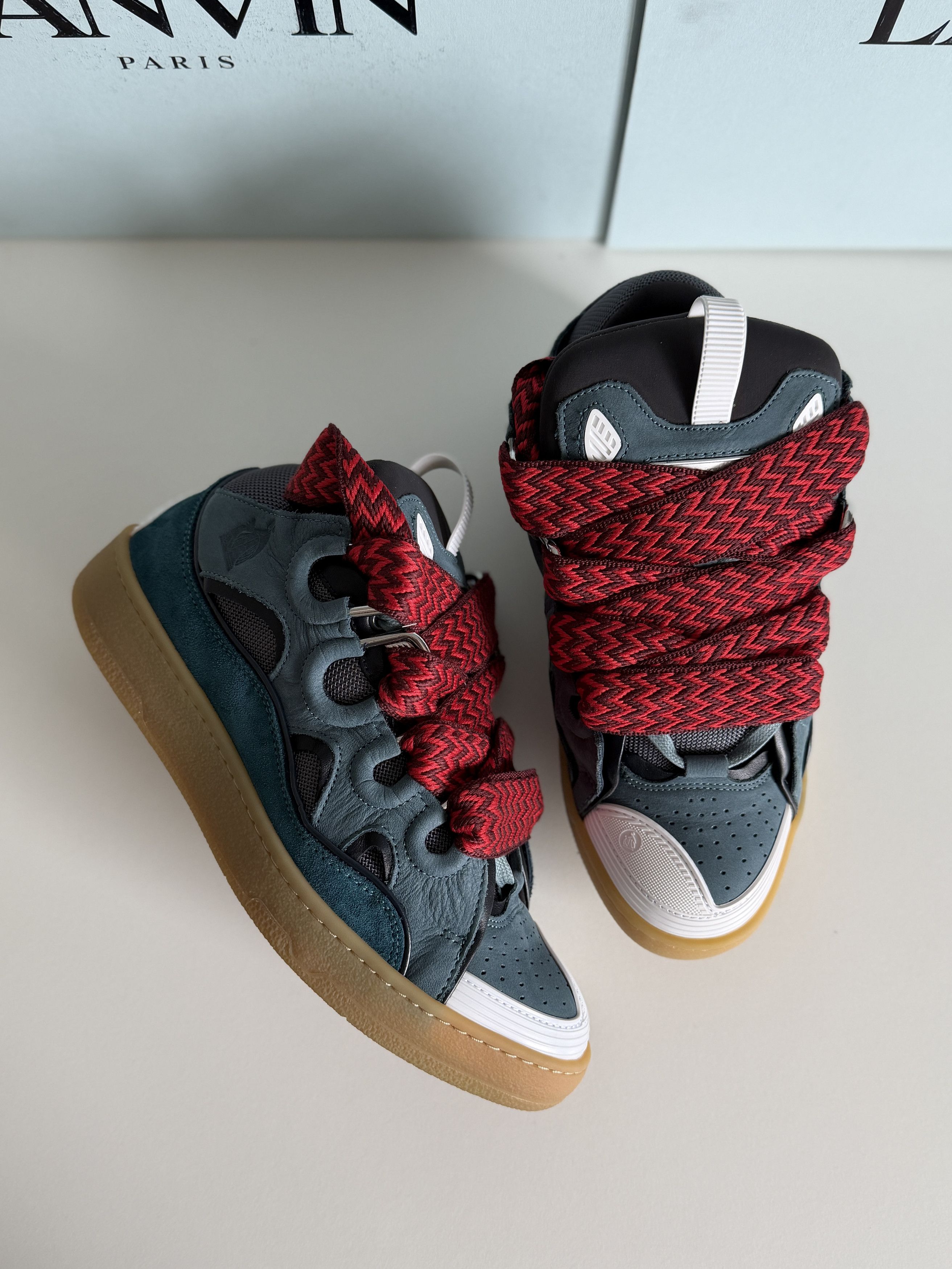 Lanvin Lanvin Curb Sneakers Size US 8 / EU 41 - 1 Thumbnail