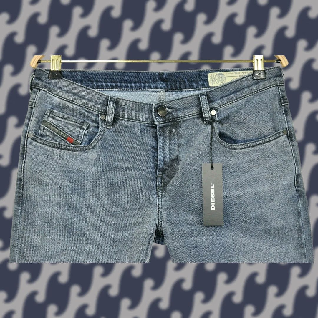 Diesel DIESEL Belthy ANKLE -D 084SJ STRETCH REGULAR SLIM-STRAIGHT LOW WAIST Jeans W29/L32 Blue Womens Jeans Size 29" - 1 Thumbnail