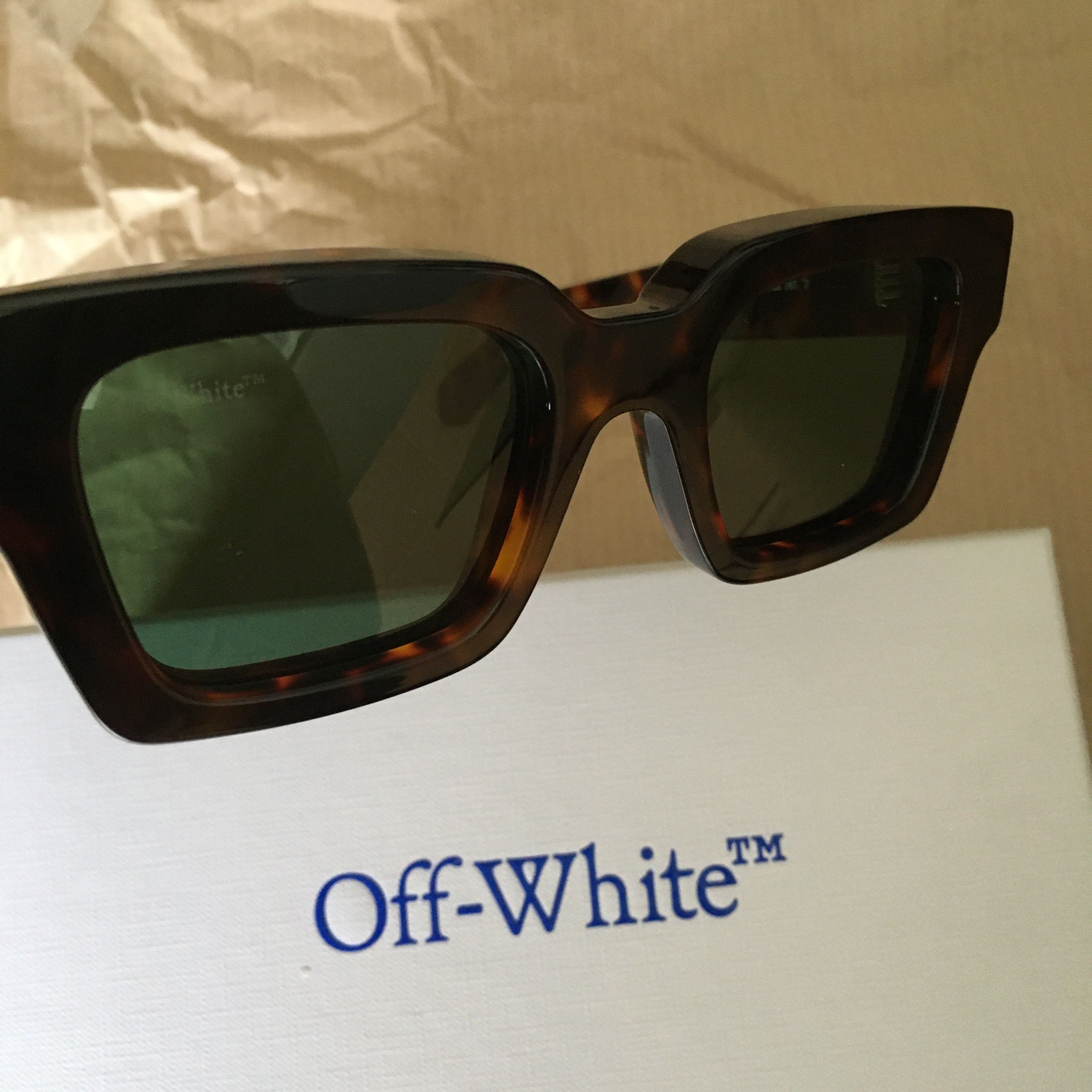 Off-White × Virgil Abloh OFF-WHITE Virgil Sunglasses TORTOISE Size ONE SIZE - 11 Thumbnail