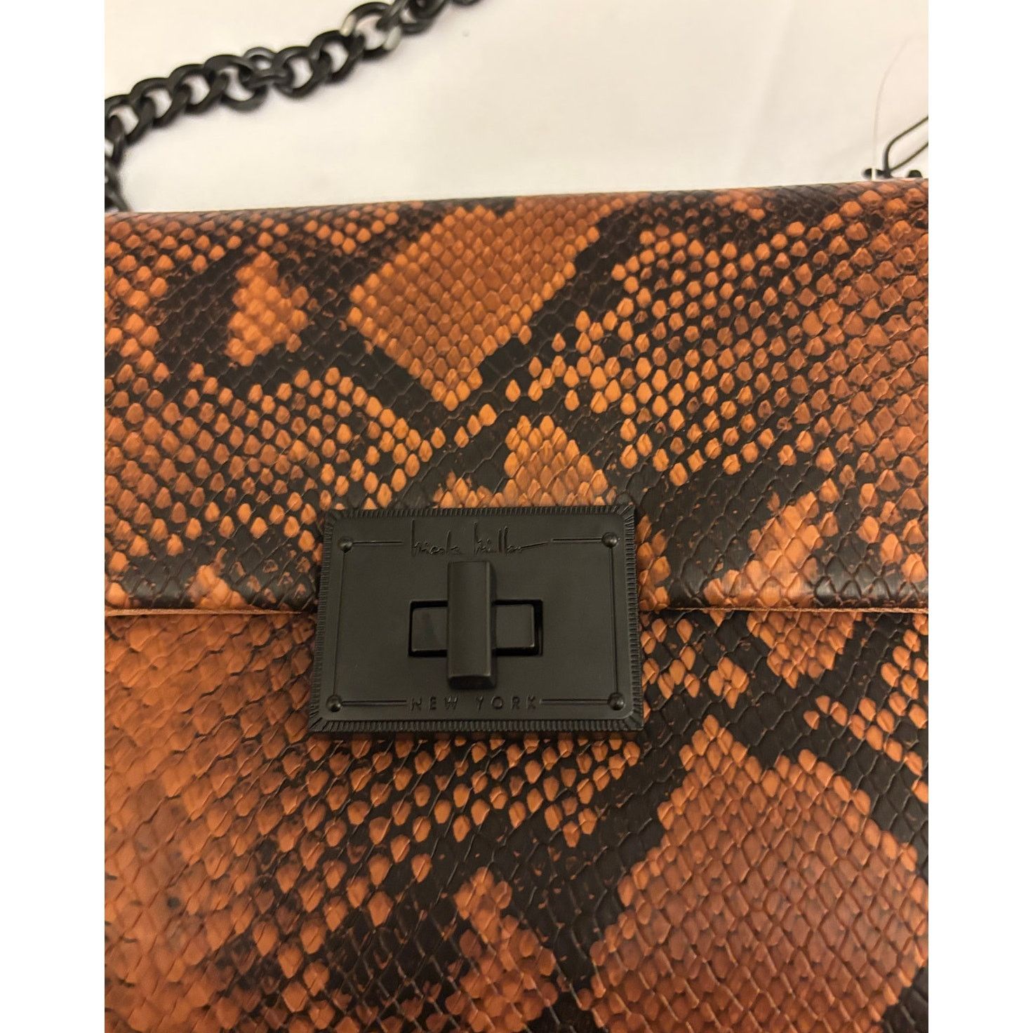 Nicole Miller NICOLE MILLER Reptile Print Faux Leather Crossbody Bag | NWT Size ONE SIZE - 2 Thumbnail