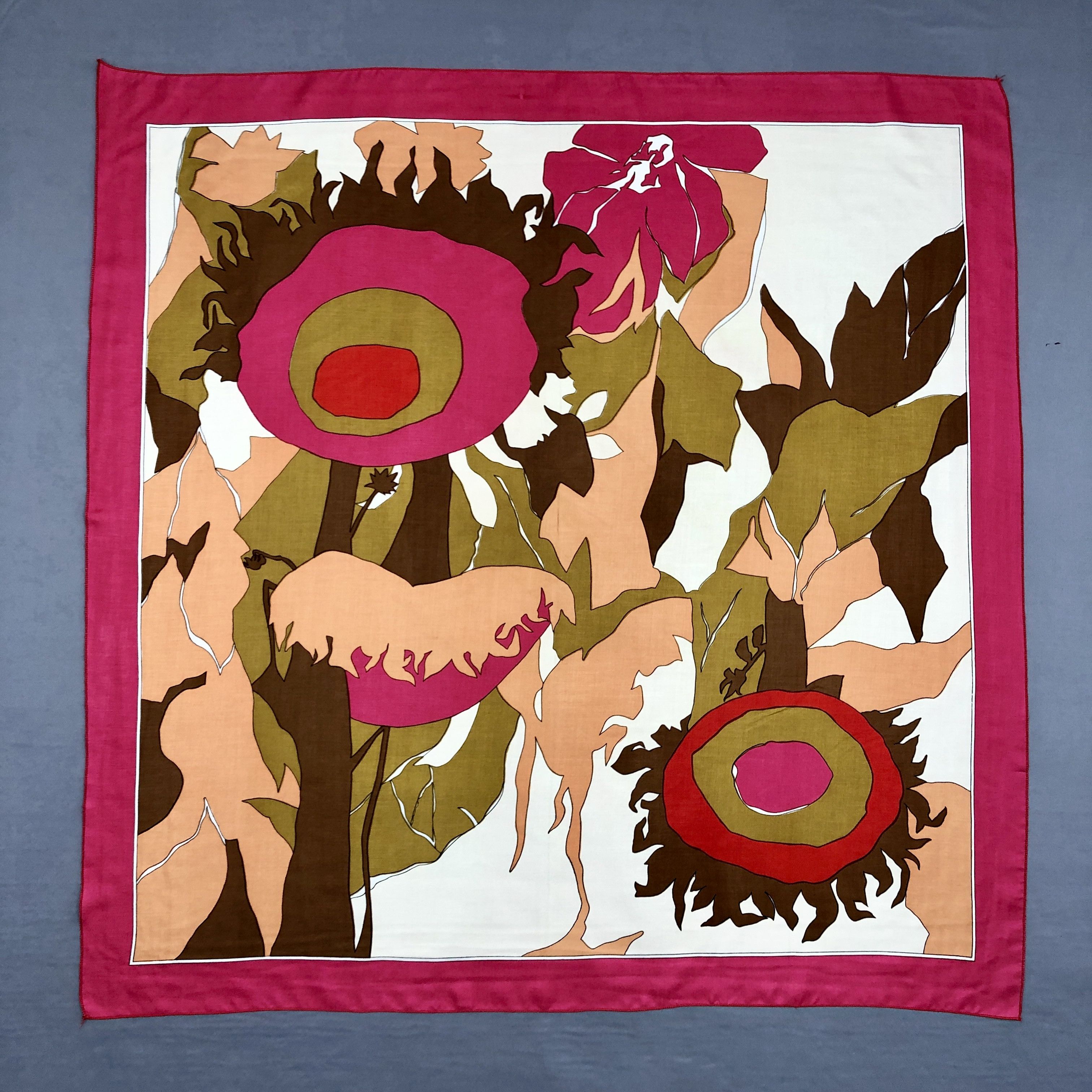 Other × Vintage Vintage SILK Scarf Twill Stole Wraps Scarves Size ONE SIZE - 1 Thumbnail