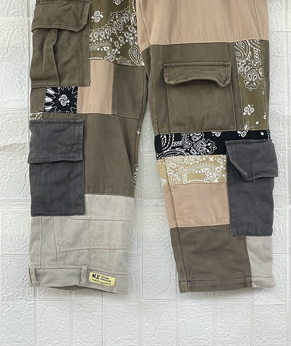 Japanese Brand Vintage Maison Patchwork Cargopant Size US 30 / EU 46 - 5 Thumbnail