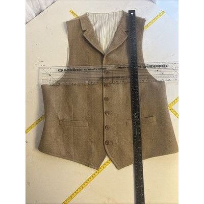 Ralph Lauren Ralph Lauren Black Label Silk/wool Vest Size L Khaki Size 38L - 8 Thumbnail