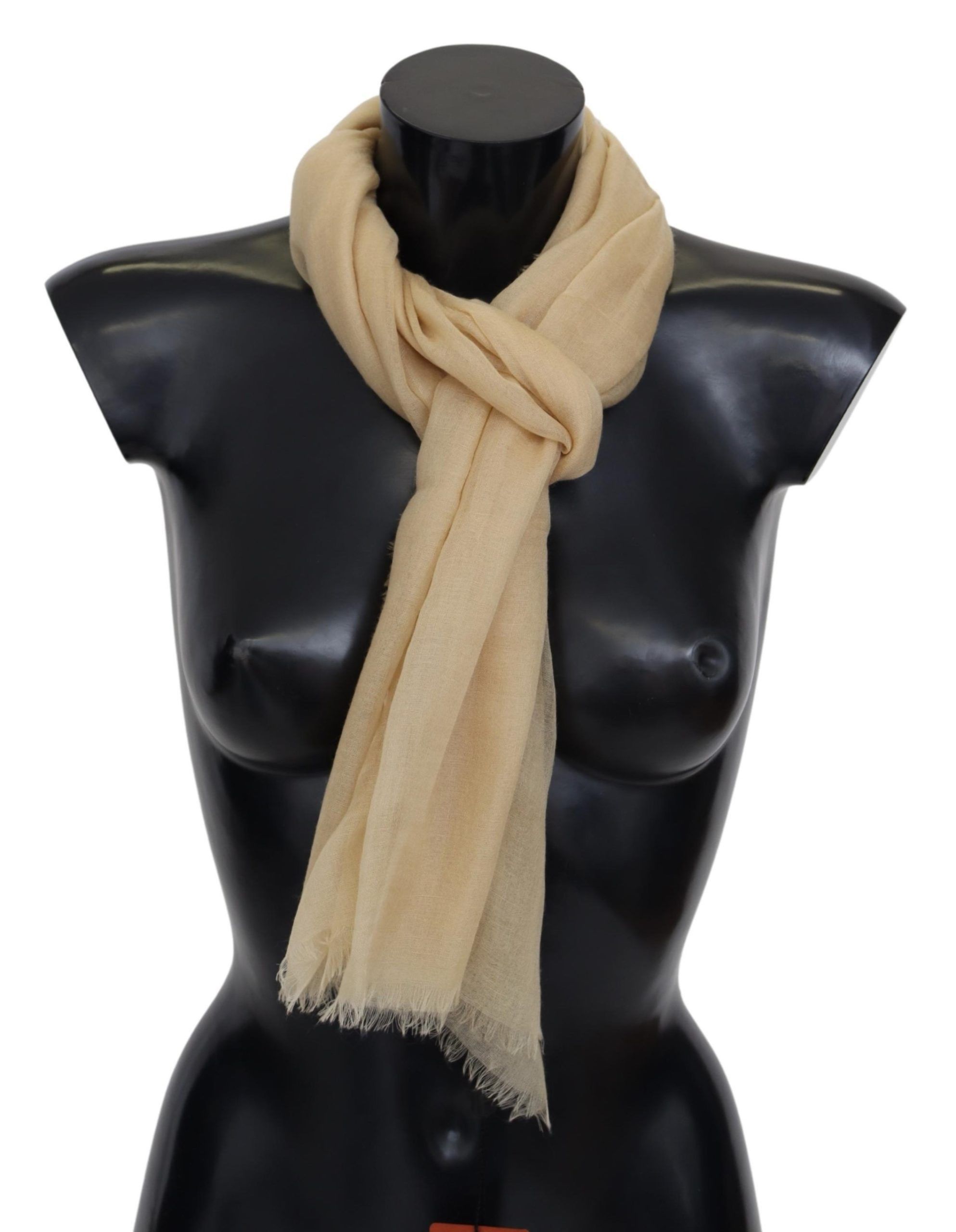 Missoni Elegant Cashmere Scarf in Men's Beige Size ONE SIZE - 1 Thumbnail