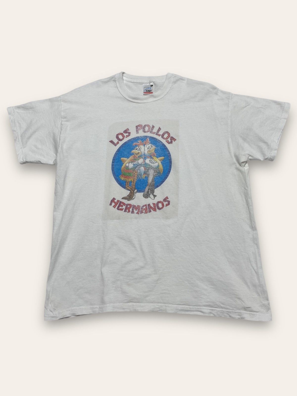 Vintage Vintage BREAKING BAD Los Pollos Tee Shirt Size US M / EU 48-50 / 2 - 1 Thumbnail