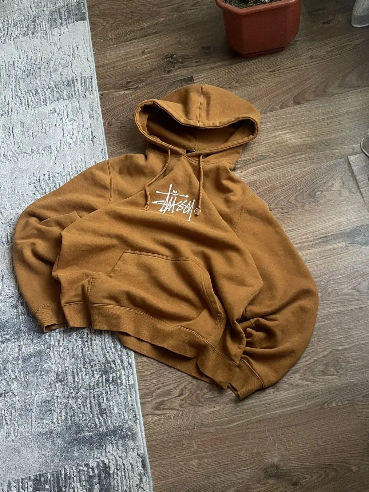 Stussy Vintage Stussy Spellout Big Logo Hoodie Size US L / EU 52-54 / 3 - 1 Thumbnail