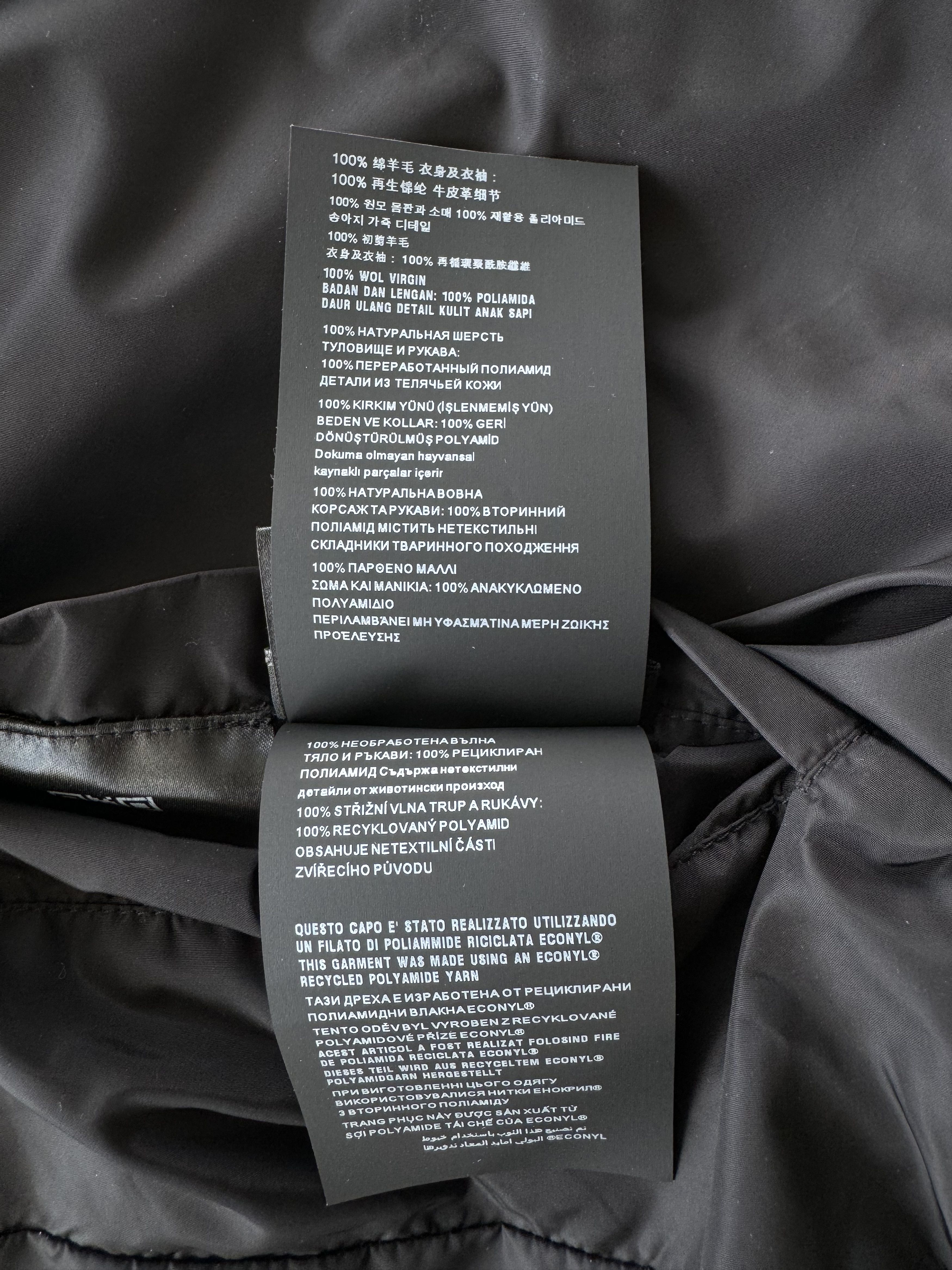 Prada Prada Black Nylon Reversible Bomber Jacket Size US M / EU 48-50 / 2 - 9 Thumbnail