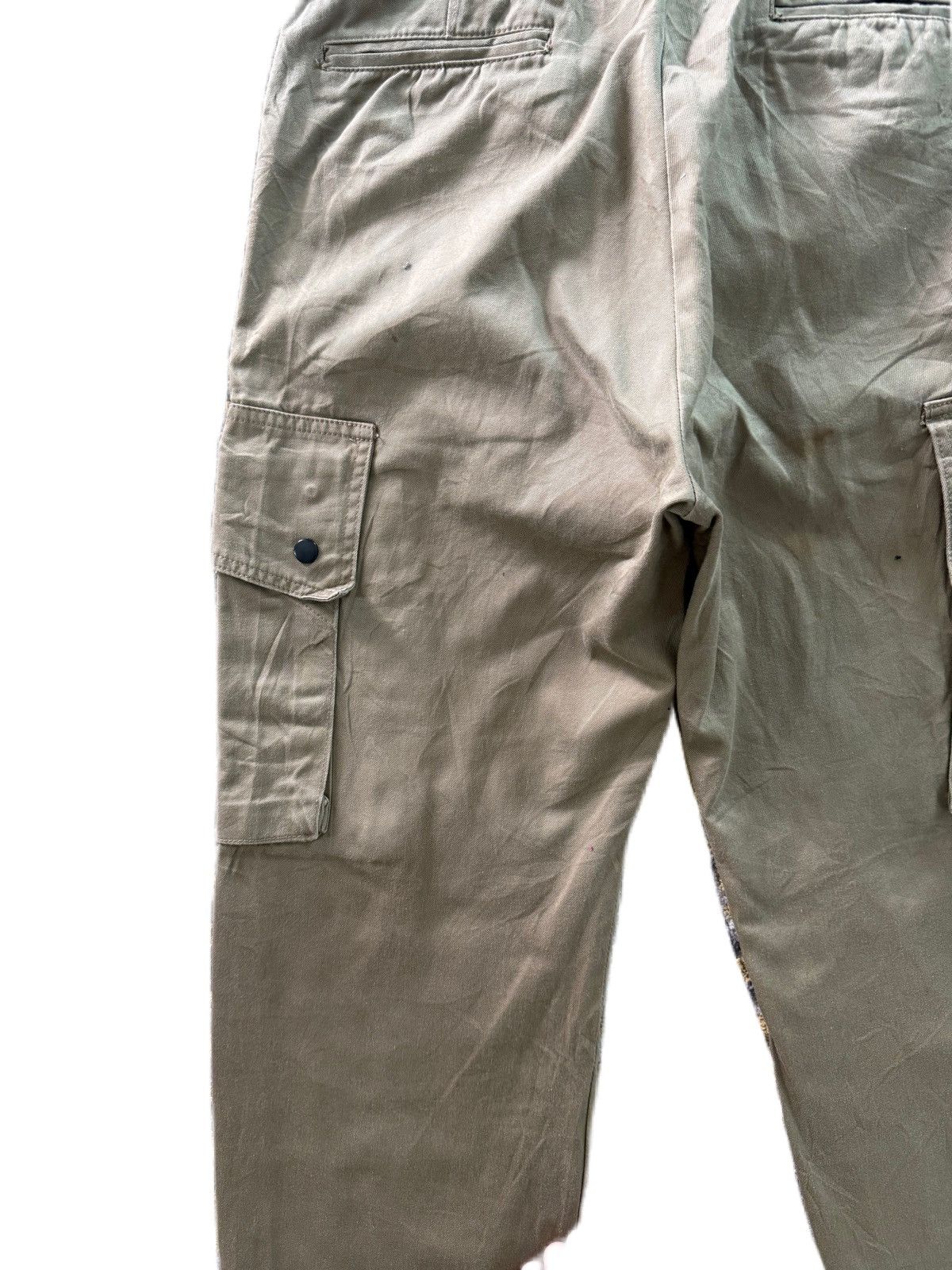 Buzz Rickson's CARGO PANTS WORKWEAR STYLE CASUAL PANTS WITH BRANCES KHAKI Size US 32 / EU 48 - 7 Thumbnail