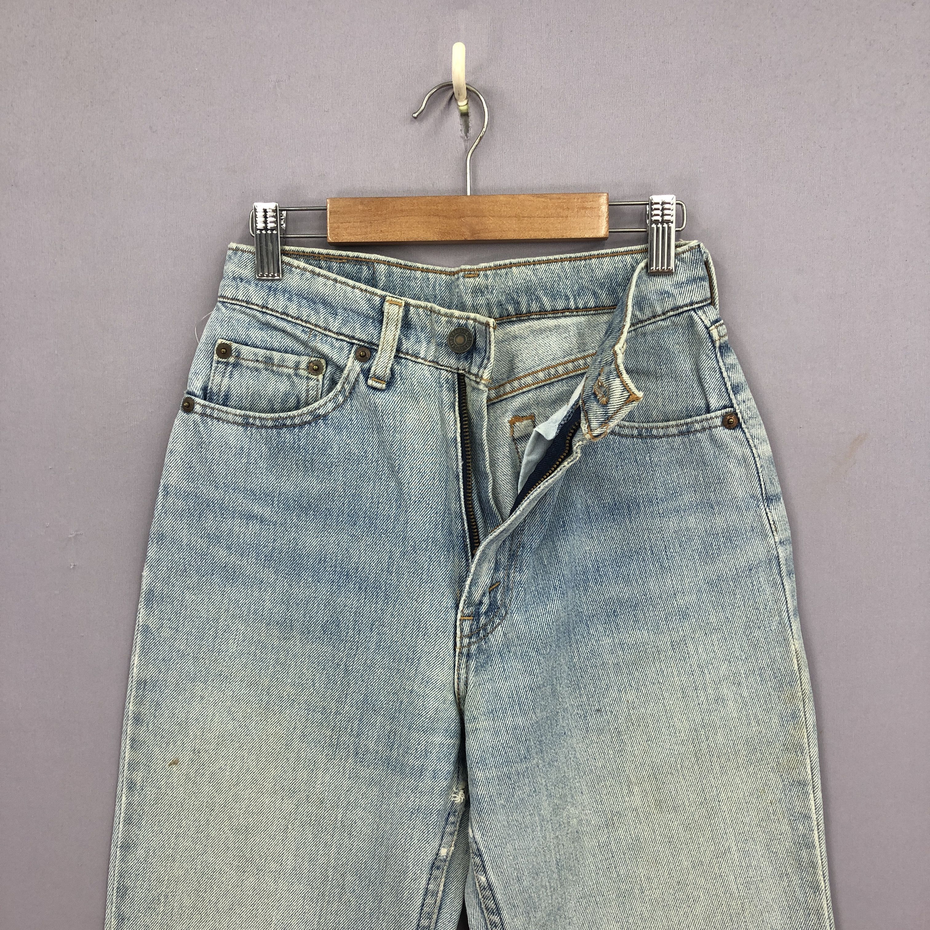 Levi's Vintage Levis Stonewash Jeans 90s Levi's Faded Denim BS45657 Size 24" / US 00 / IT 34 - 5 Thumbnail