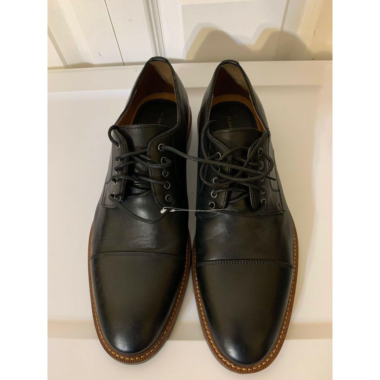 Other Blake McKay Men's Sz 8.5 Cap Toe Oxford Black Dress Shoe Size US 8.5 / EU 41-42 - 1 Thumbnail