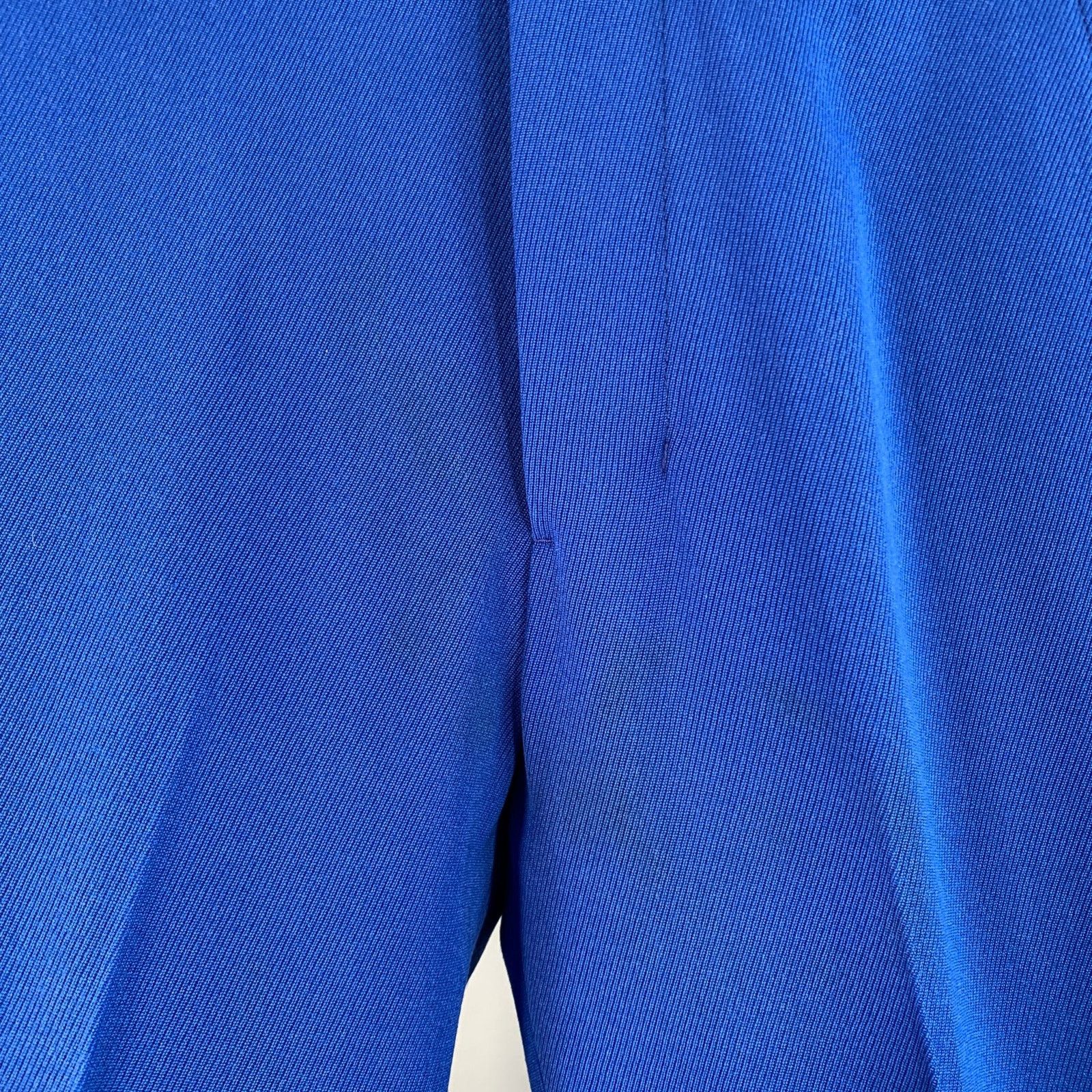 AMI AMI by ALEXANDRE MATTIUSSI Blue Wool Button Fly Dress Pants Size US 28 / EU 44 - 3 Thumbnail