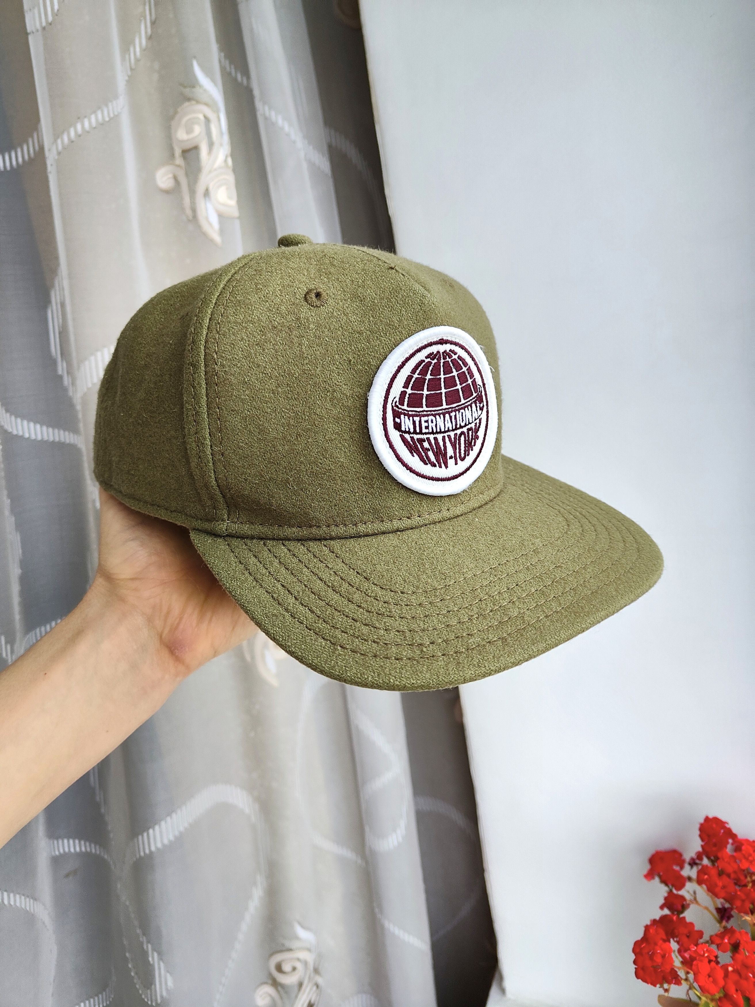 Racer Worldwide Vintage New York International Woolen Cap Snapback Size ONE SIZE - 8 Thumbnail