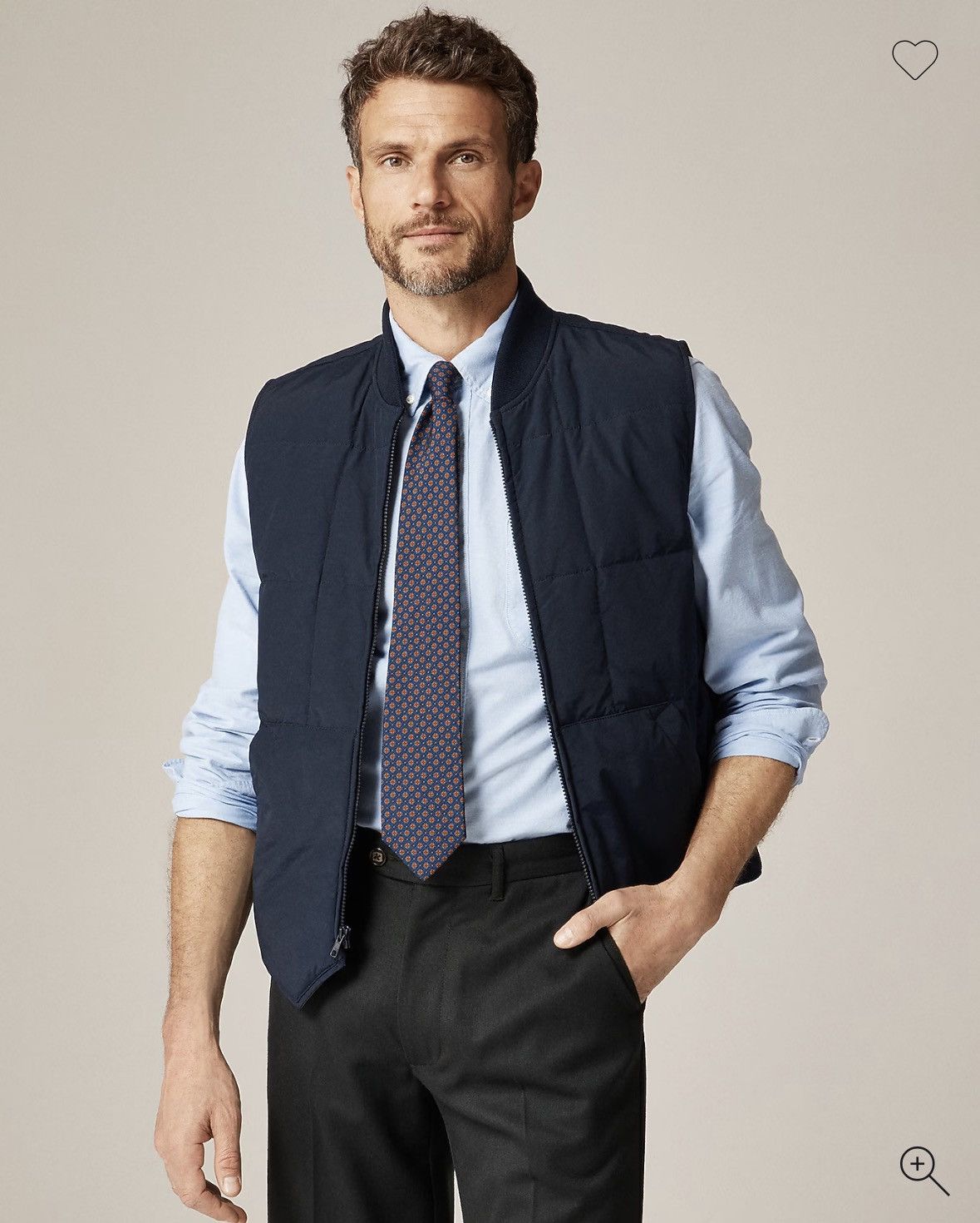 J.Crew J Crew Quilted Vest size Small Navy Size US S / EU 44-46 / 1 - 1 Thumbnail