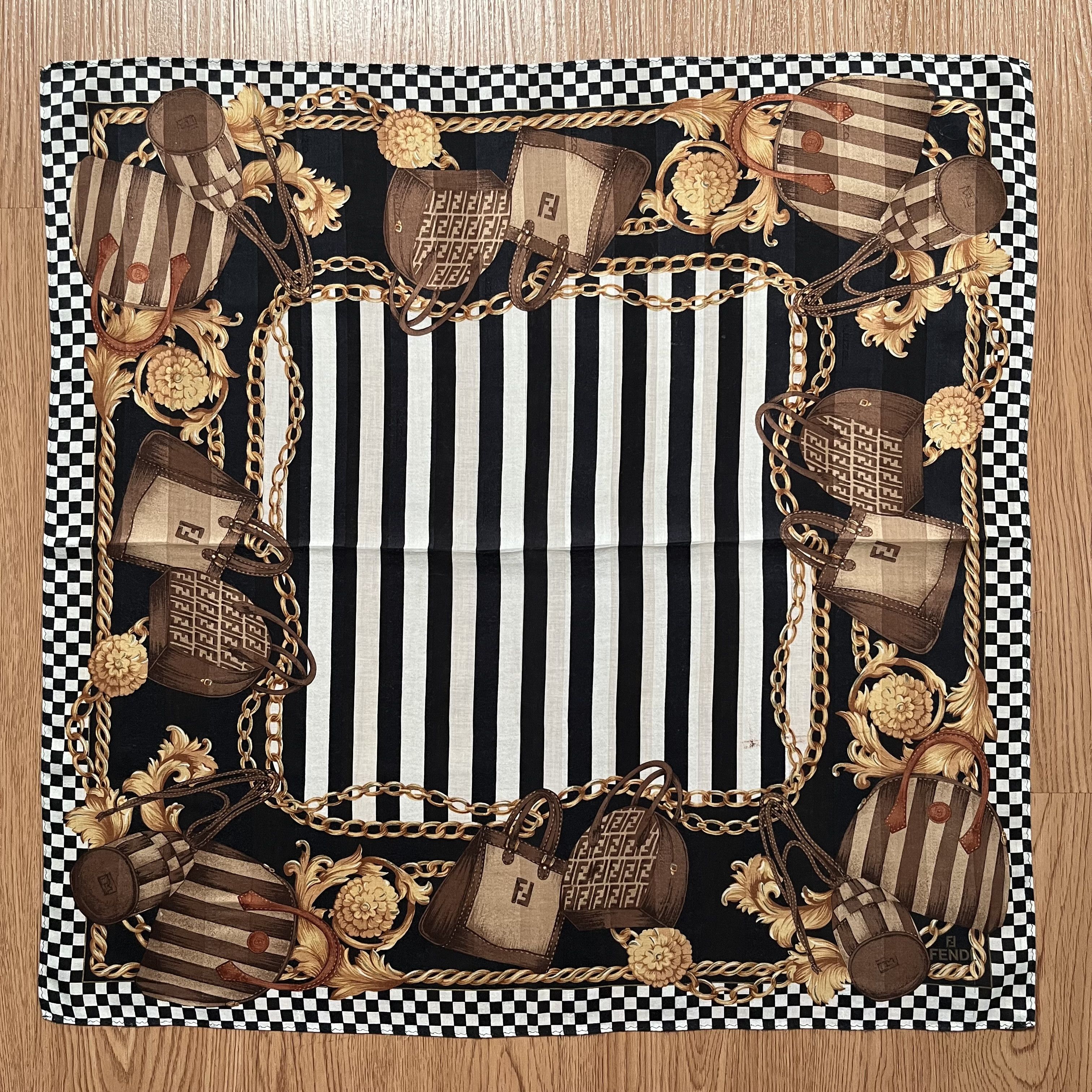 Fendi Vintage Fendi Handkerchief Size ONE SIZE - 1 Thumbnail