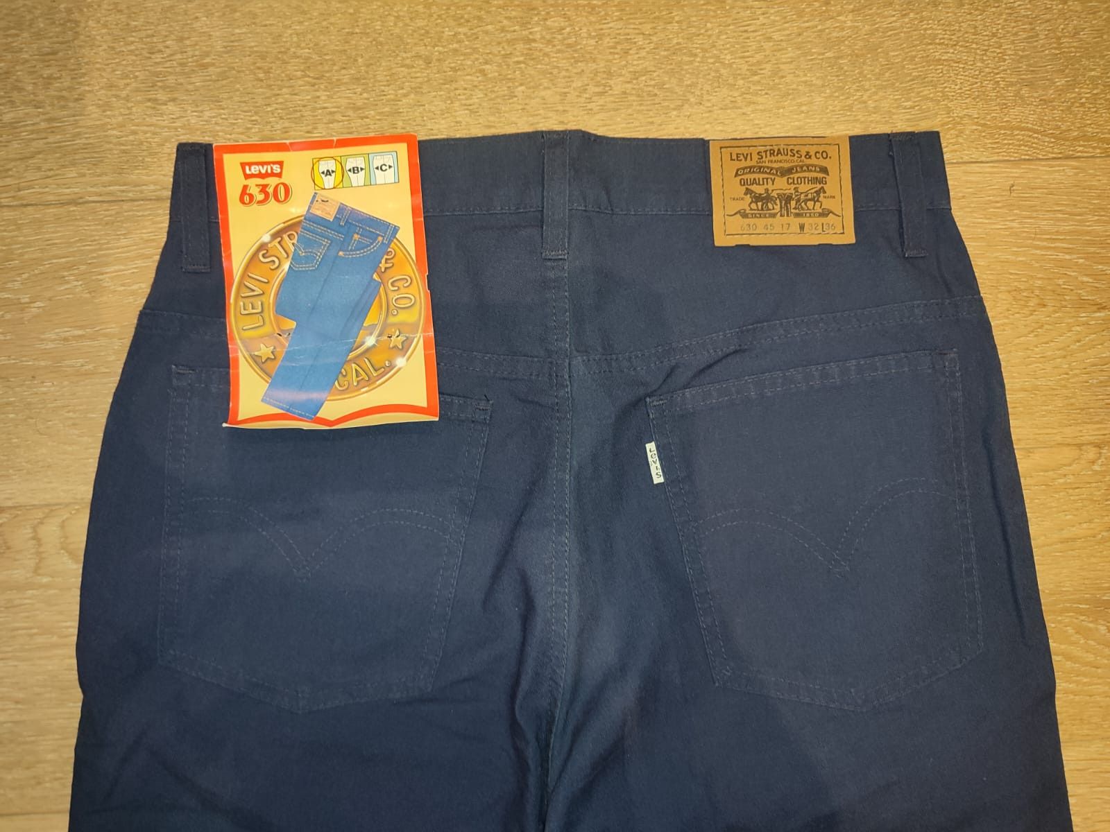 Levi's 🧵Levi’s White Tab 630-4517, 🇮🇹, 11/1984 W32 L36 Deadstock Size US 32 / EU 48 - 3 Thumbnail