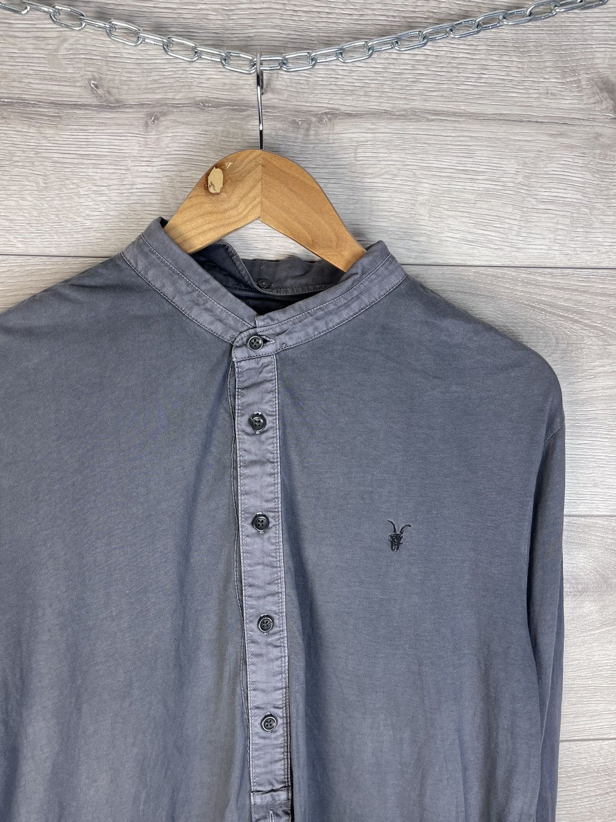 Allsaints Men's Button Down Shirt 1/3 size L Allsaints y2k Size US L / EU 52-54 / 3 - 4 Thumbnail