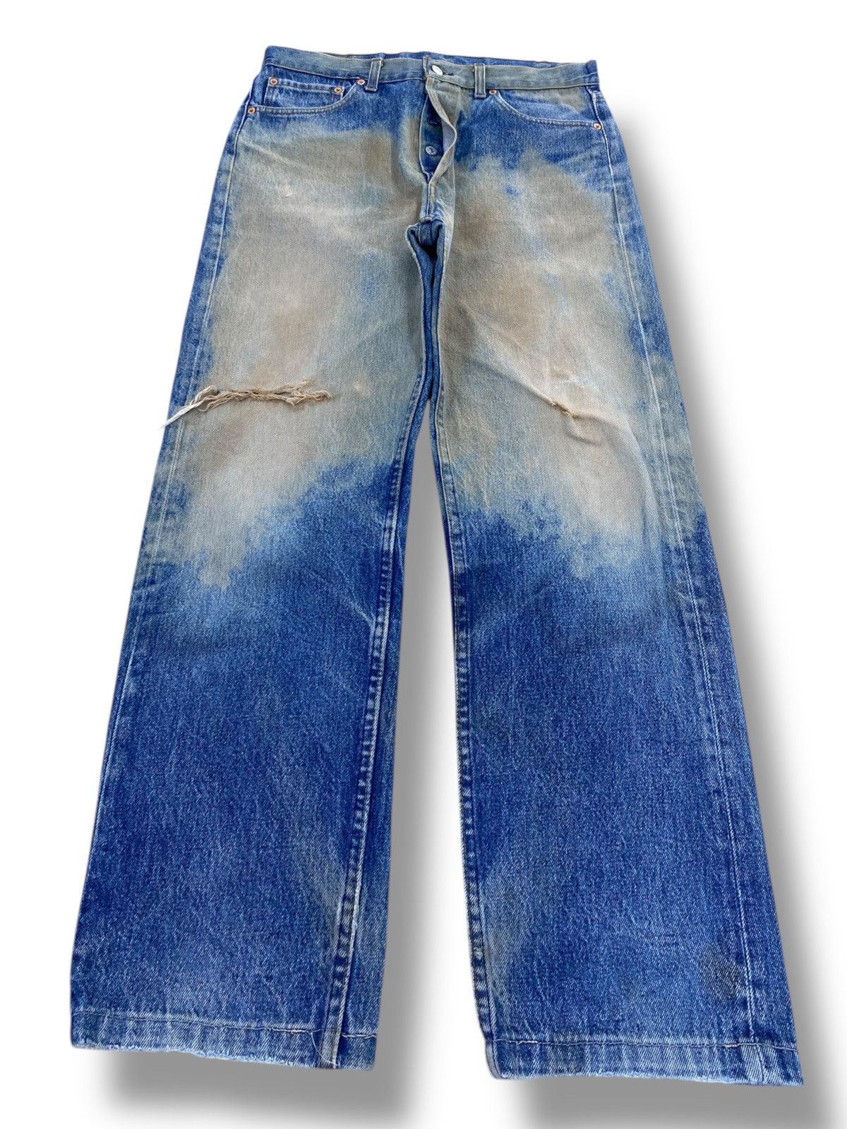 Levi's Vintage Levi’s Rusty Faded Wash Style Ripped Jeans Size US 32 / EU 48 - 1 Thumbnail