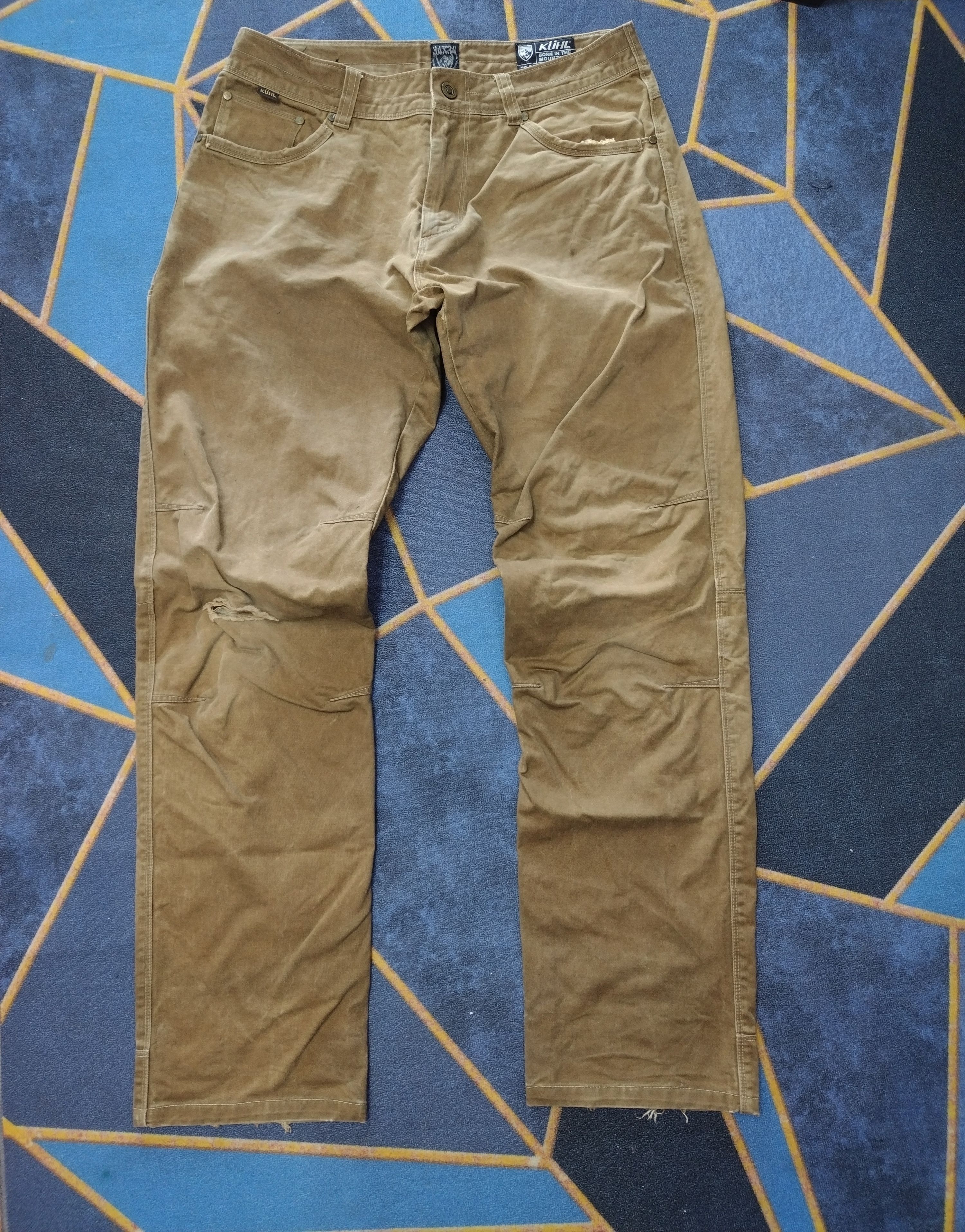 Kuhl × Mountain Khakis Kuhl Mountain Ryder Revolution Hiking Pants Distressed Size US 34 / EU 50 - 1 Thumbnail