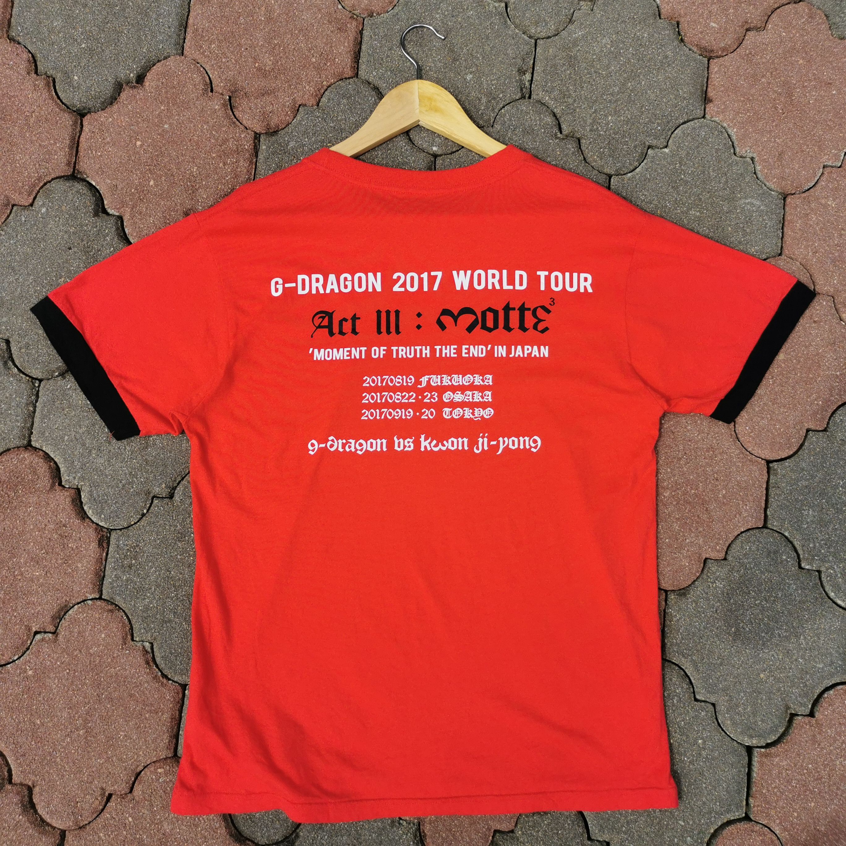 Band Tees × Edition Japan × Tour Tee G-dragon 2017 World