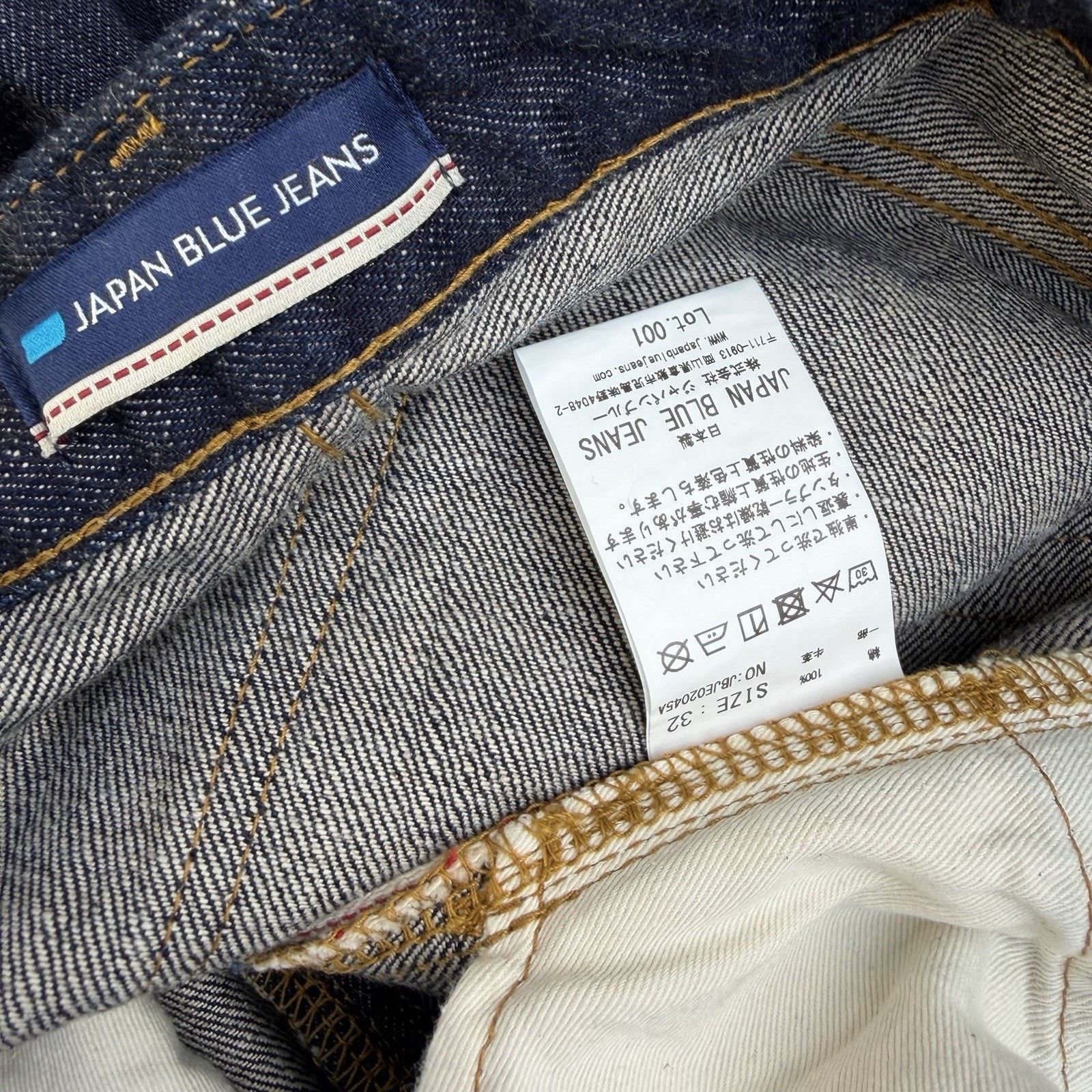 Japan Blue Jeans Japan Blue Jeans Straight Selvedge Denim Jeans 32x32 Size US 32 / EU 48 - 8 Thumbnail