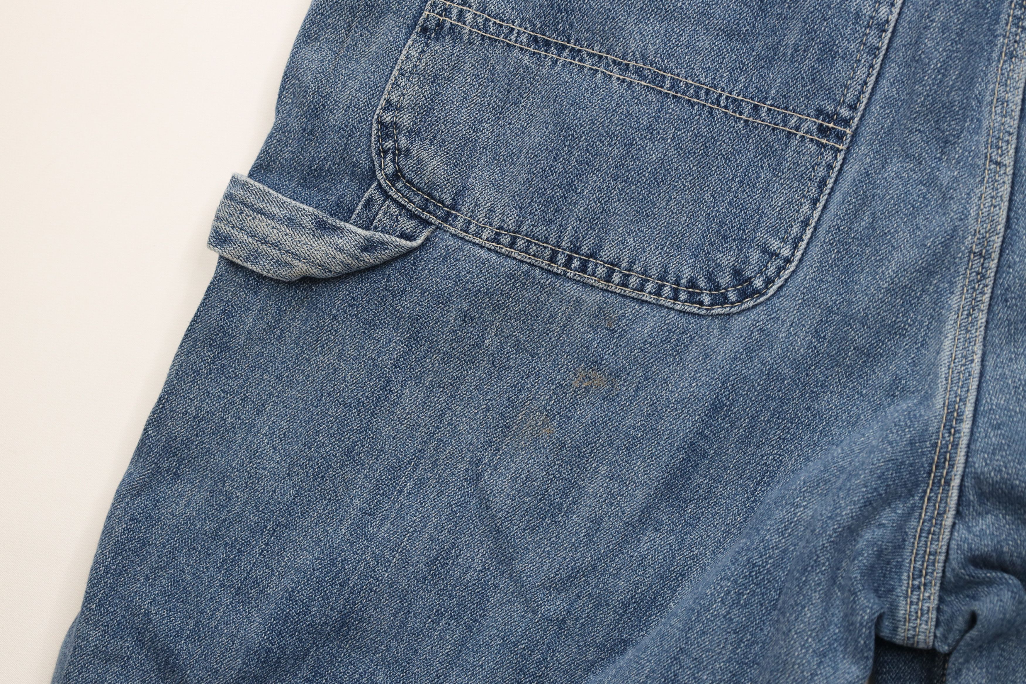 Gap Vintage 90s Gap Carpenter Denim Jean Shorts Blue Cotton Size US 34 / EU 50 - 14 Thumbnail