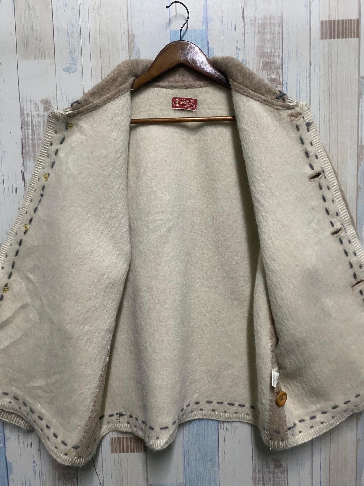 Japanese Brand Rare Vintage Alpaca Wool Country Espeyrac Jacket Size US XL / EU 56 / 4 - 3 Thumbnail