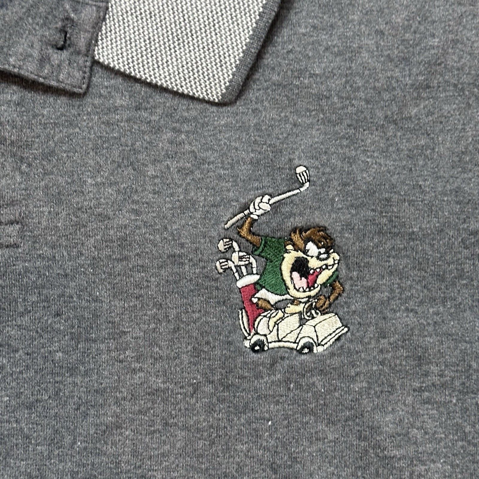 Vintage Vintage Warner Bros Golf Polo Shirt Men's 2XL Taz 90's Size US XXL / EU 58 / 5 - 9 Thumbnail