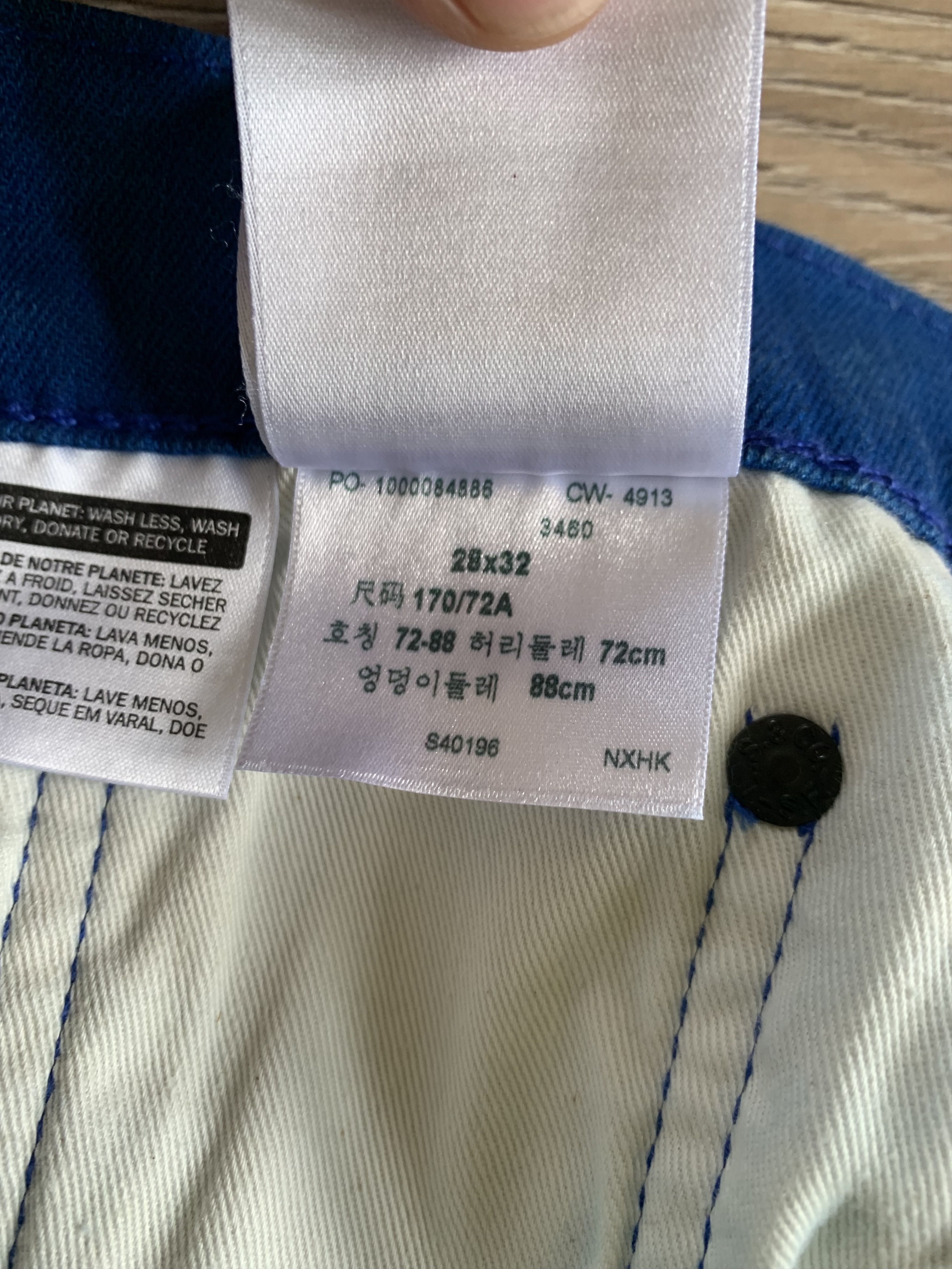 Levi's Levis 511 Blue Jeans Size US 28 / EU 44 - 9 Thumbnail