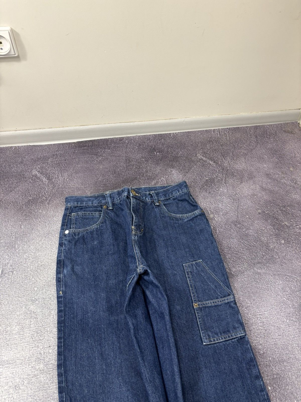 Southpole Vintage Southpole Y2K Big Embroidered Logo Blue Baggy Jeans Size US 34 / EU 50 - 8 Thumbnail