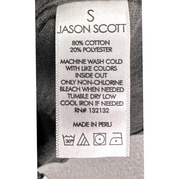 Vintage Jason Scott Shirt Adult Small Grey Flannel Button-Up Long Sleeve Pocket Mens NEW Size US S / EU 44-46 / 1 - 6 Thumbnail