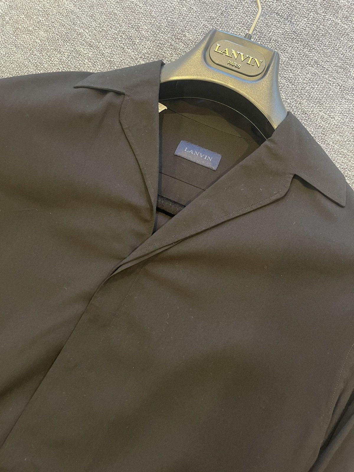 Lanvin Lanvin Viscose Camp Collar Long Sleeve Button Down Shirt Size US S / EU 44-46 / 1 - 6 Thumbnail