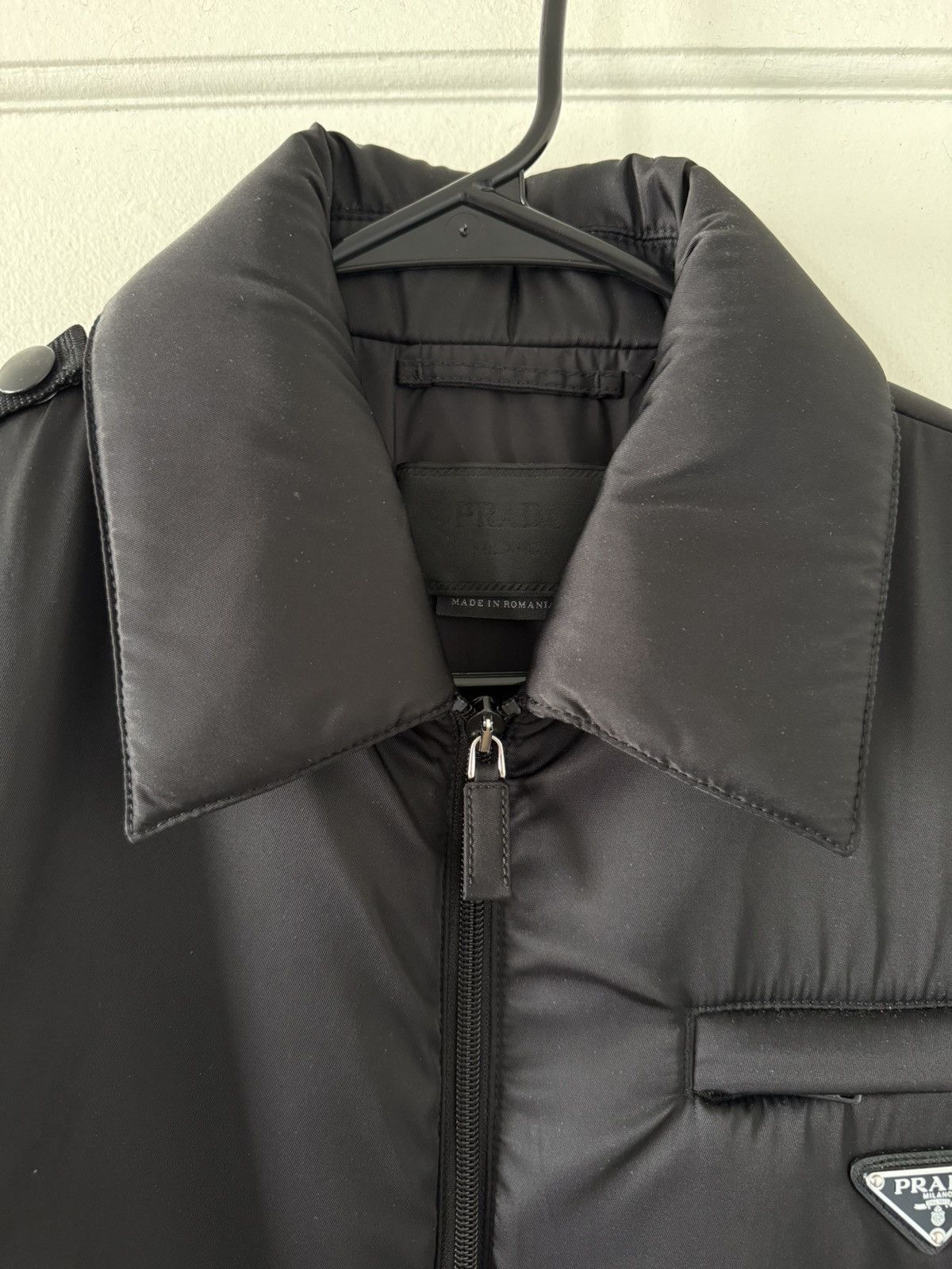 Prada Rare Prada Nylon Padded Logo Coach Jacket Size US XS / EU 42 / 0 - 3 Thumbnail