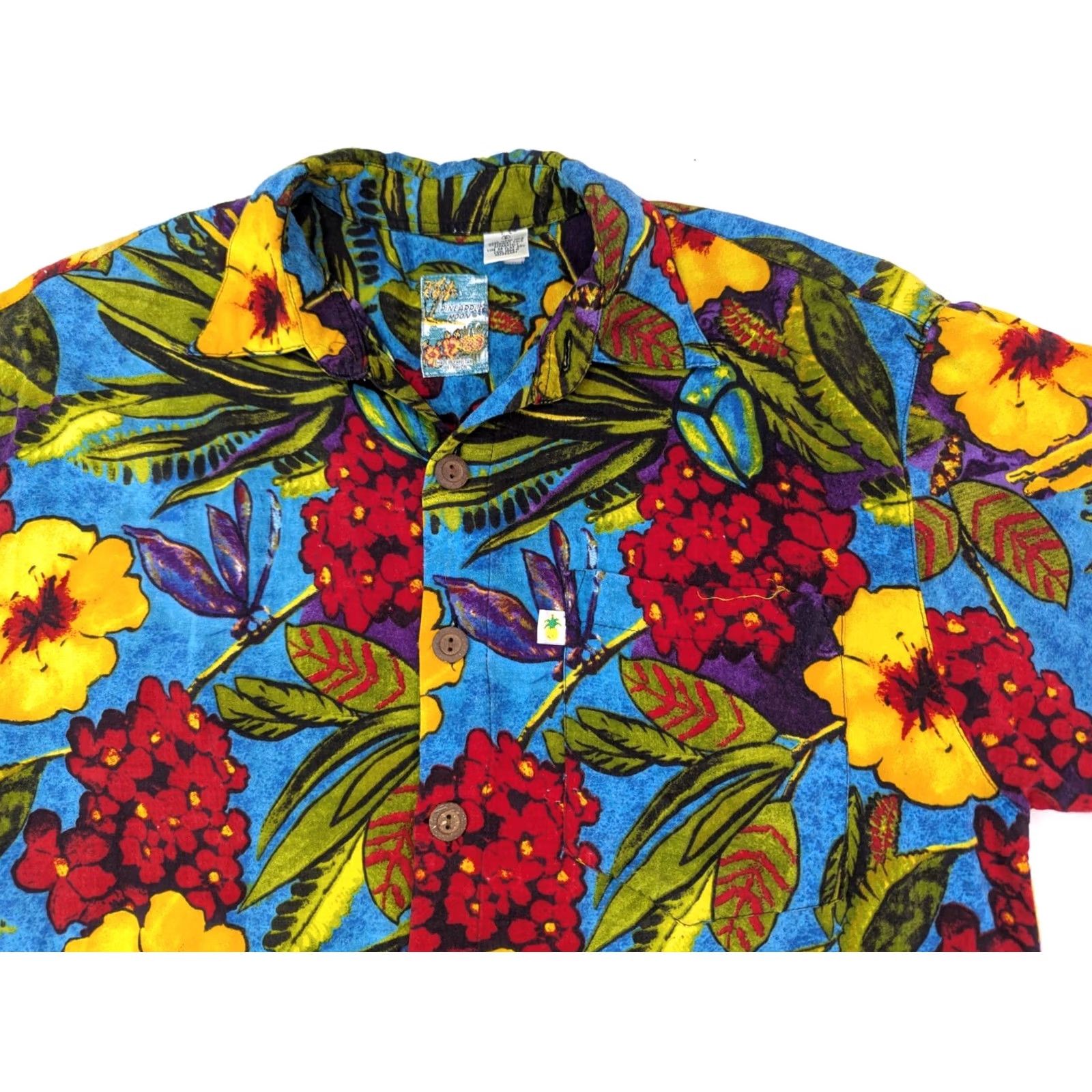 Reyn Spooner Pineapple Moon Hawaiian Shirt Men S Multicolor Floral Button Up Reyn Spooner Size US S / EU 44-46 / 1 - 4 Thumbnail