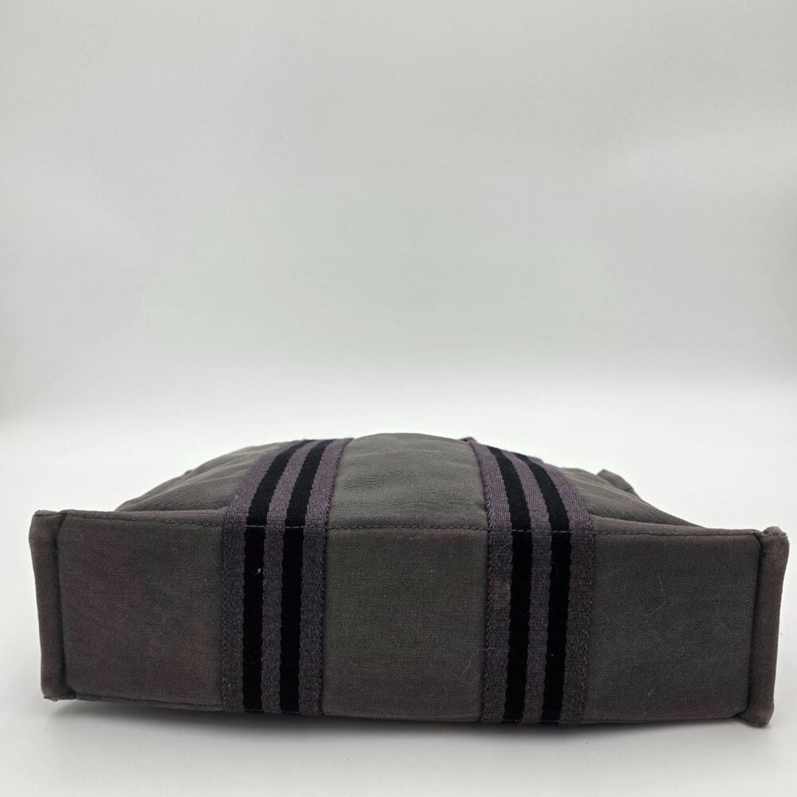 Hermes Hermes Tote Toile Fourre-Tout PM in grey Size ONE SIZE - 5 Thumbnail