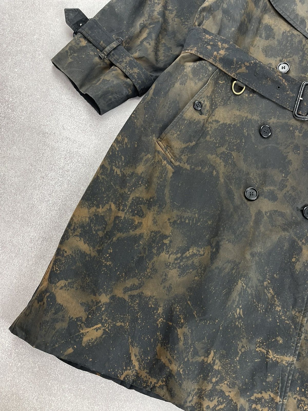 Burberry Vintage Burberry Tie-Dye Trench Coat Jacket Unisex Size US L / EU 52-54 / 3 - 4 Thumbnail