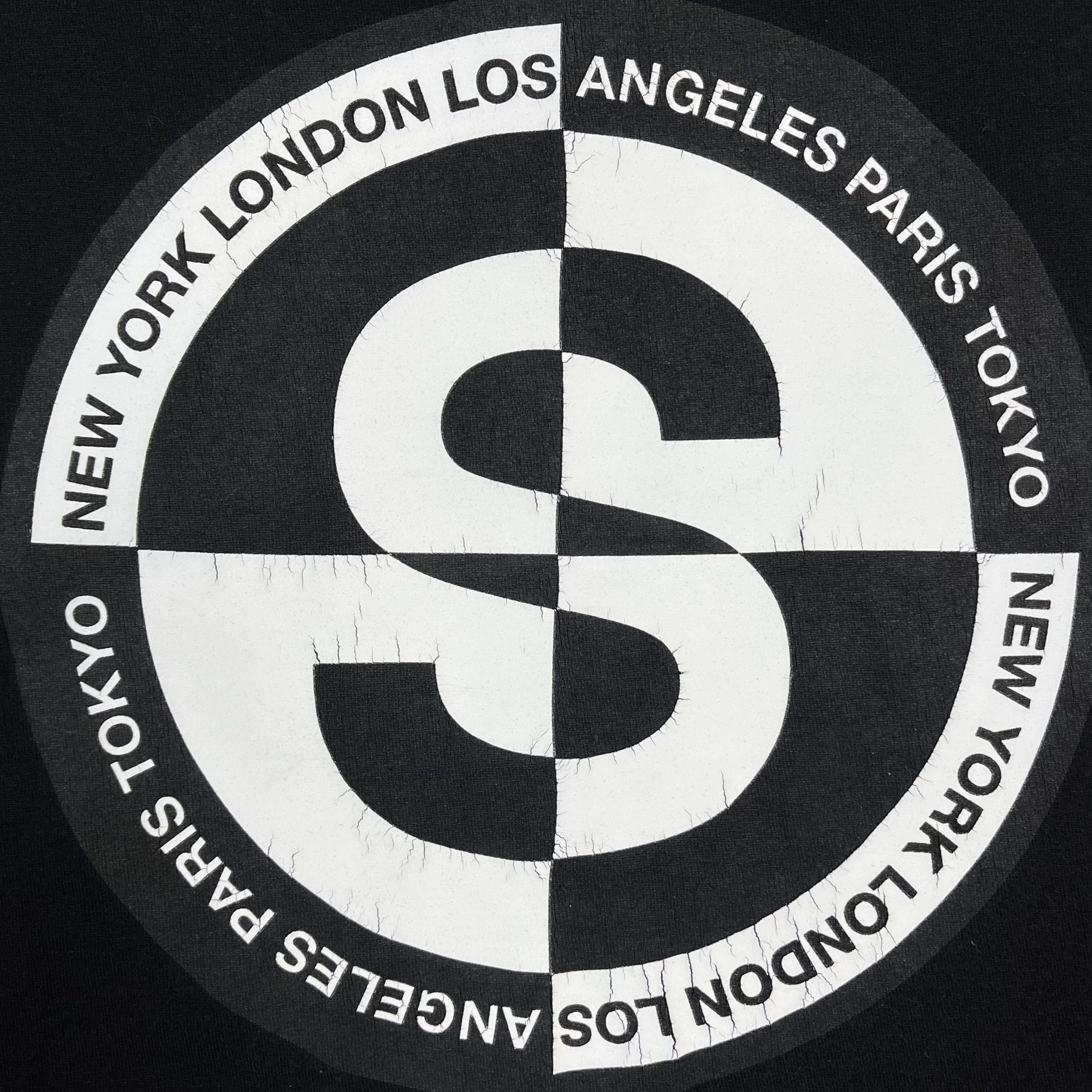 Stussy Vintage Stussy Tour Y2K Big Logo T Shirt 00’s Size US L / EU 52-54 / 3 - 6 Thumbnail