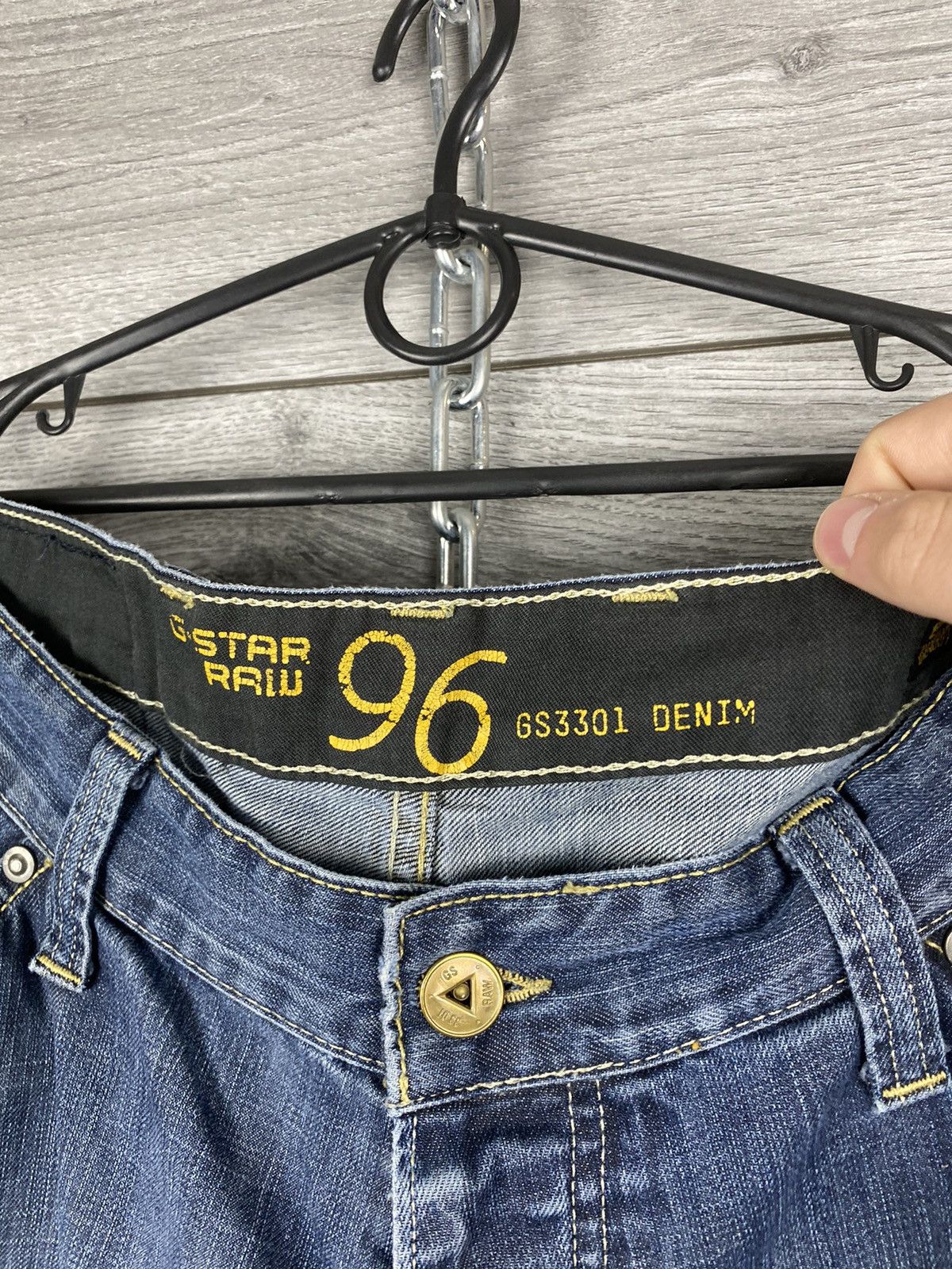 G-Star Mens Vintage G-Star J-Cut Avant Garde Jeans Size US 34 / EU 50 - 8 Thumbnail